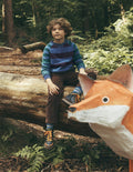 Colourblock Raglan-Blue Stripe