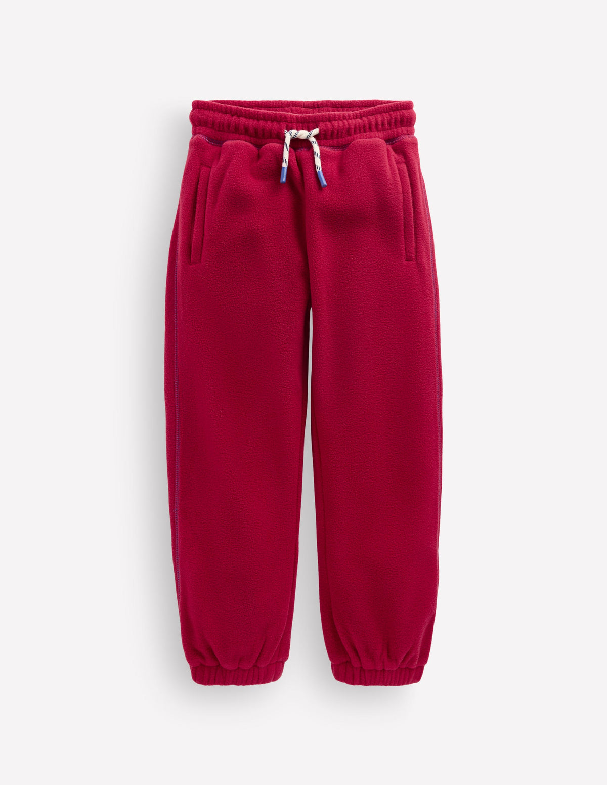 Cosy Fleece Joggers-Burnt Orange-1