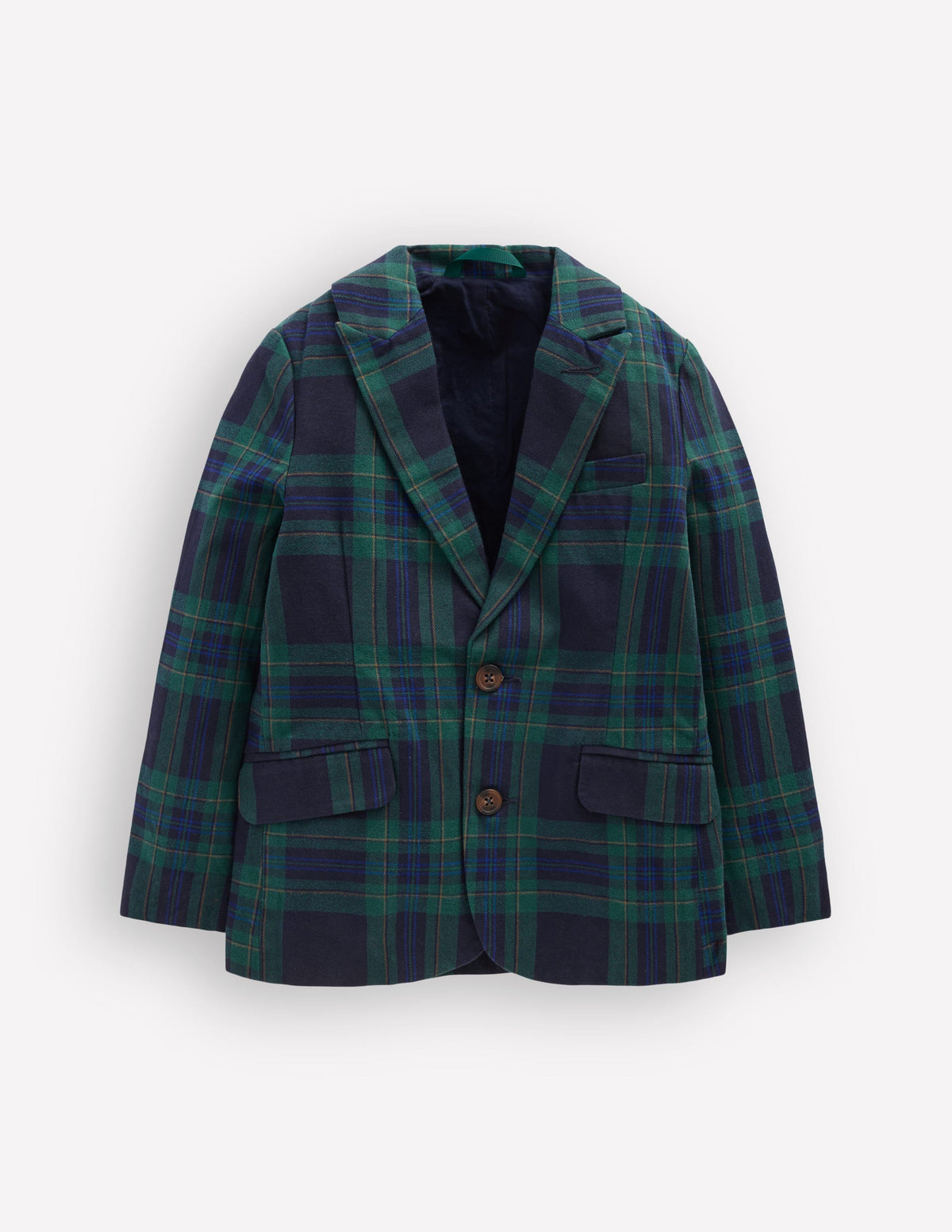 Smart Check Blazer-Navy Check - Image 2