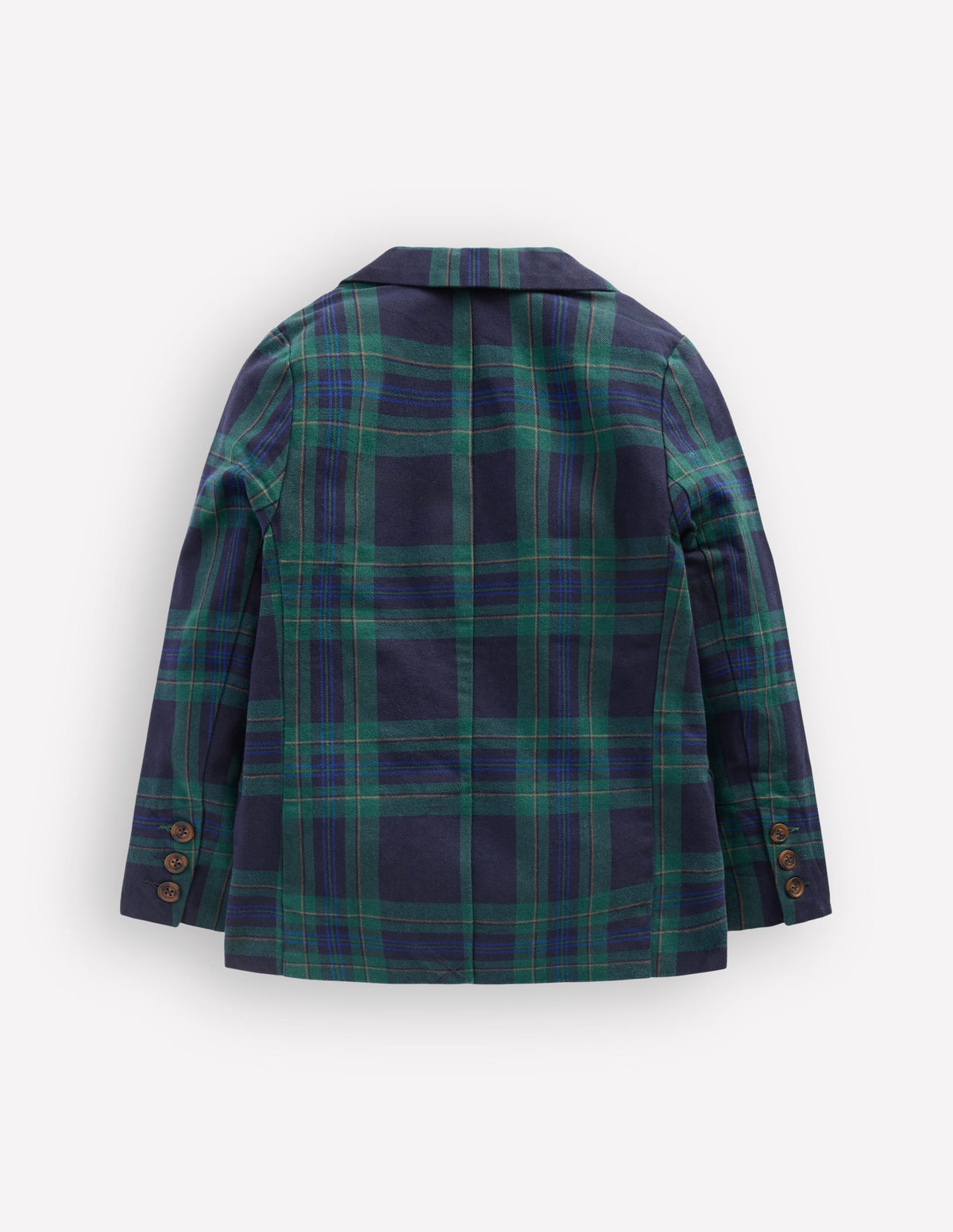 Smart Check Blazer-Navy Check - Image 3