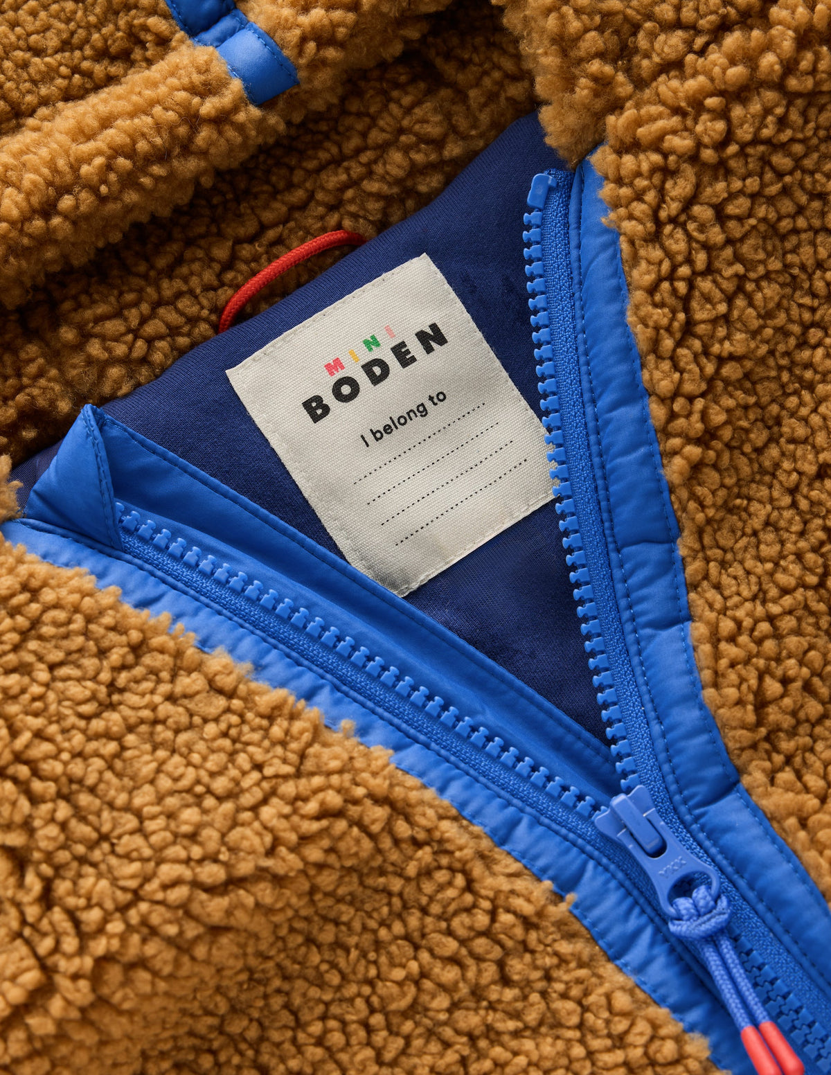 Cosy Borg Hooded Jacket-BROWN BORG - Image 4