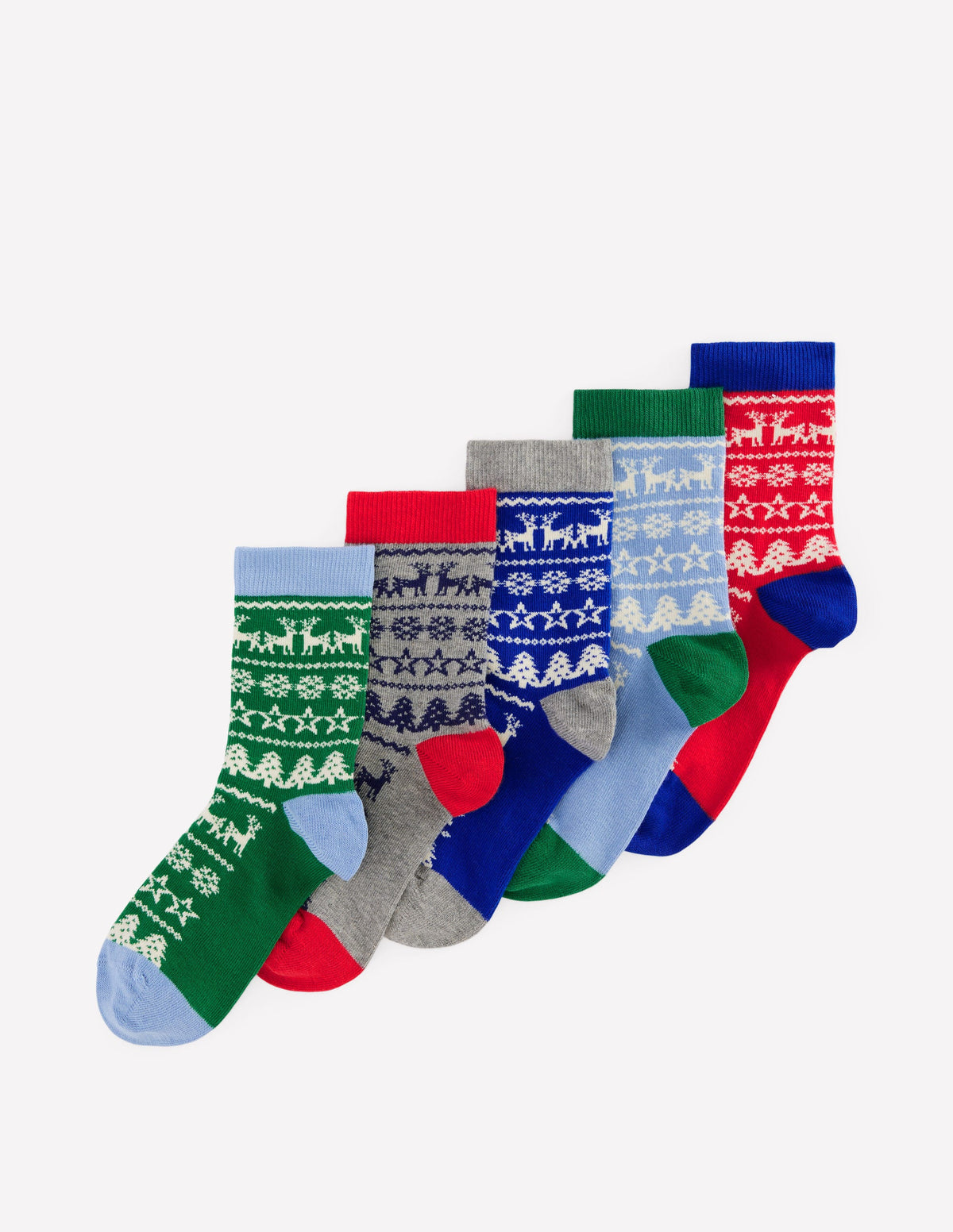 5-pack Socks-Fair Isle - Image 1