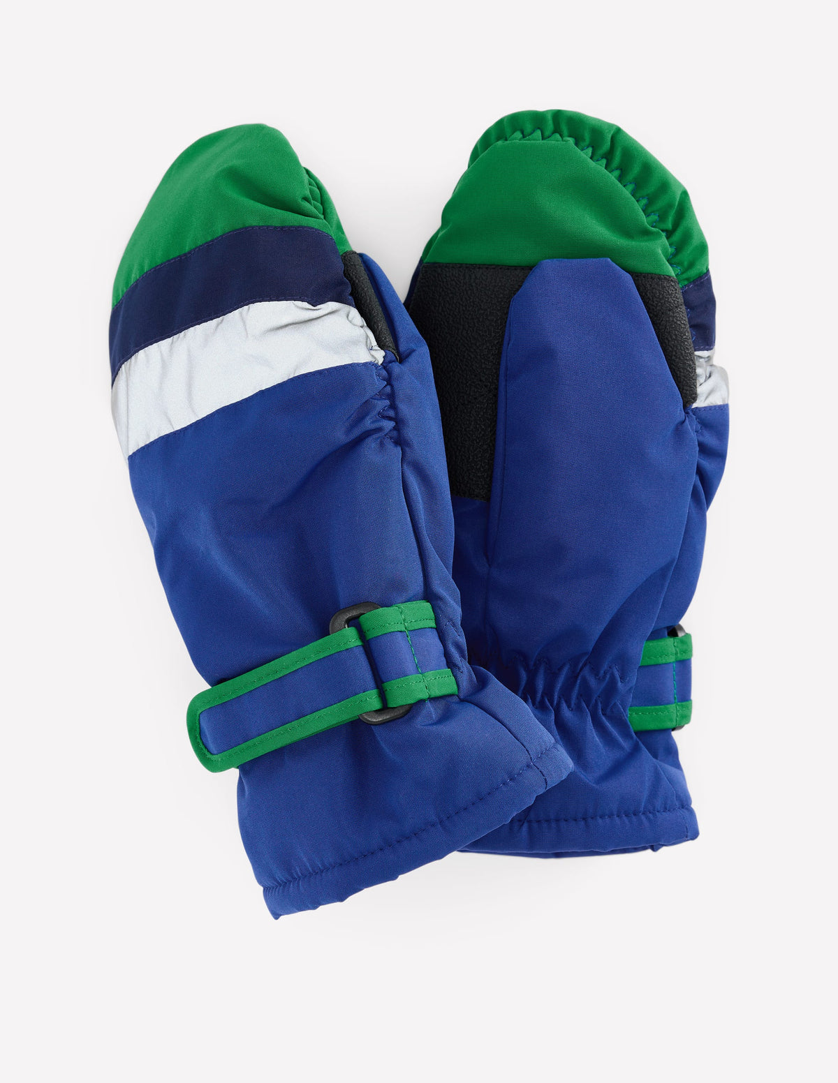 All Weather Mittens-Sapphire Blue Colour Block-1