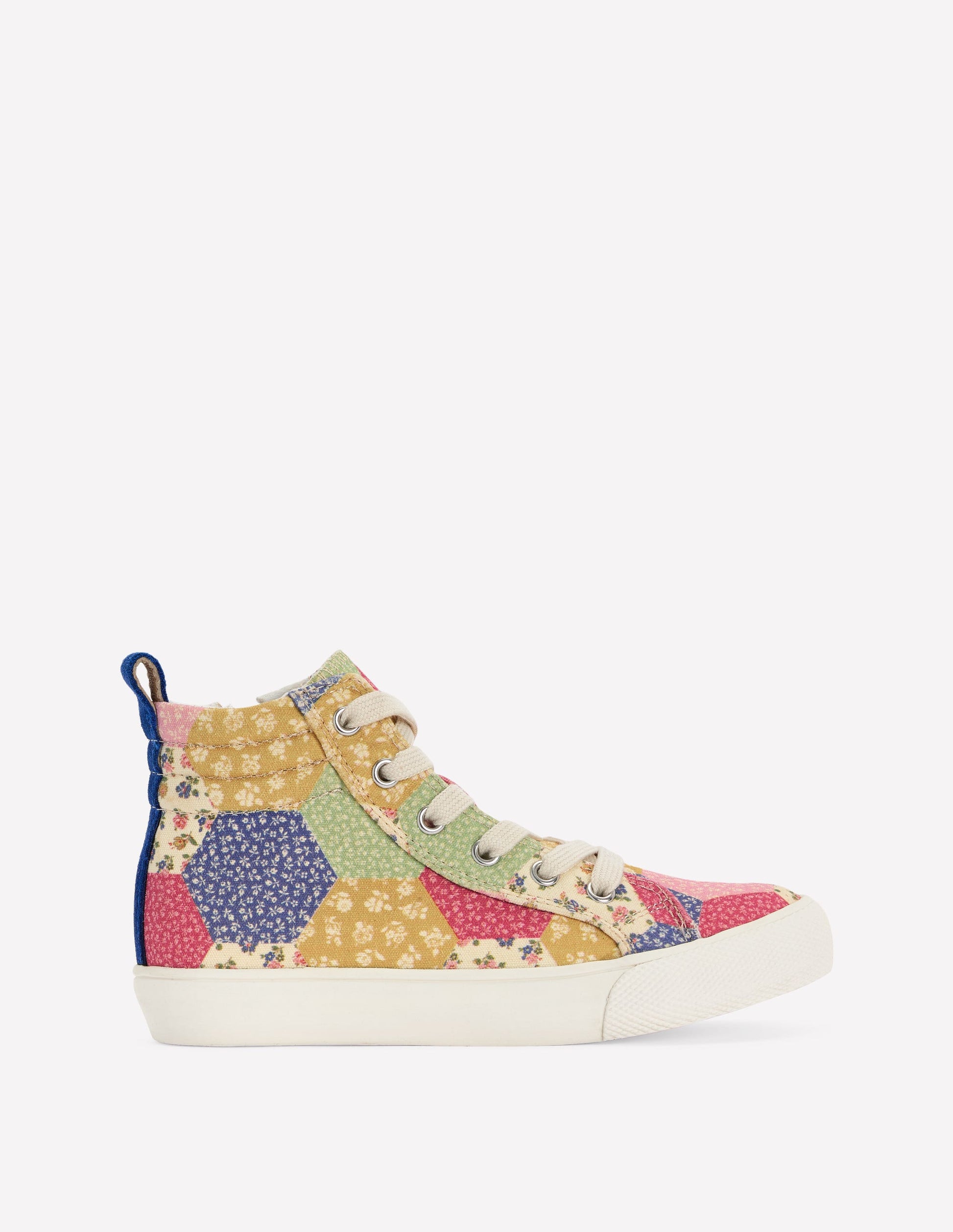 High Tops (Girls)-Patchwork Floral-1
