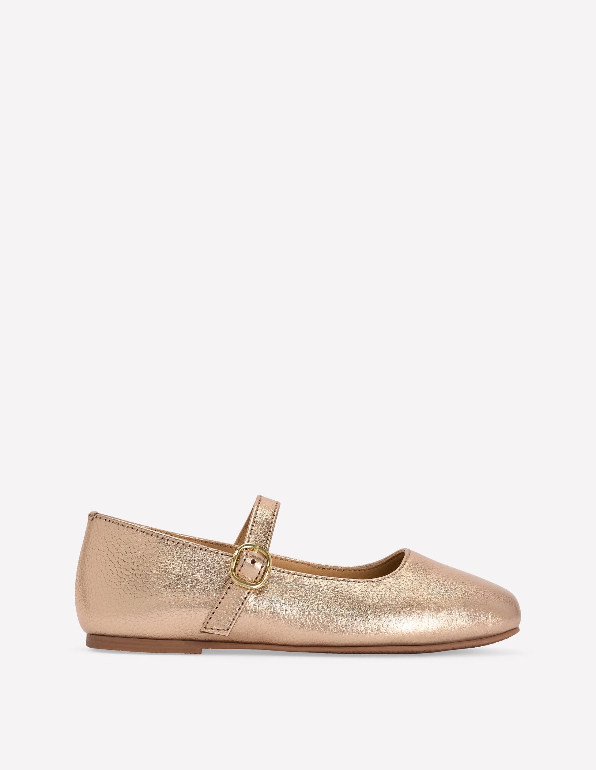 Square Toe Mary Janes-Gold-1