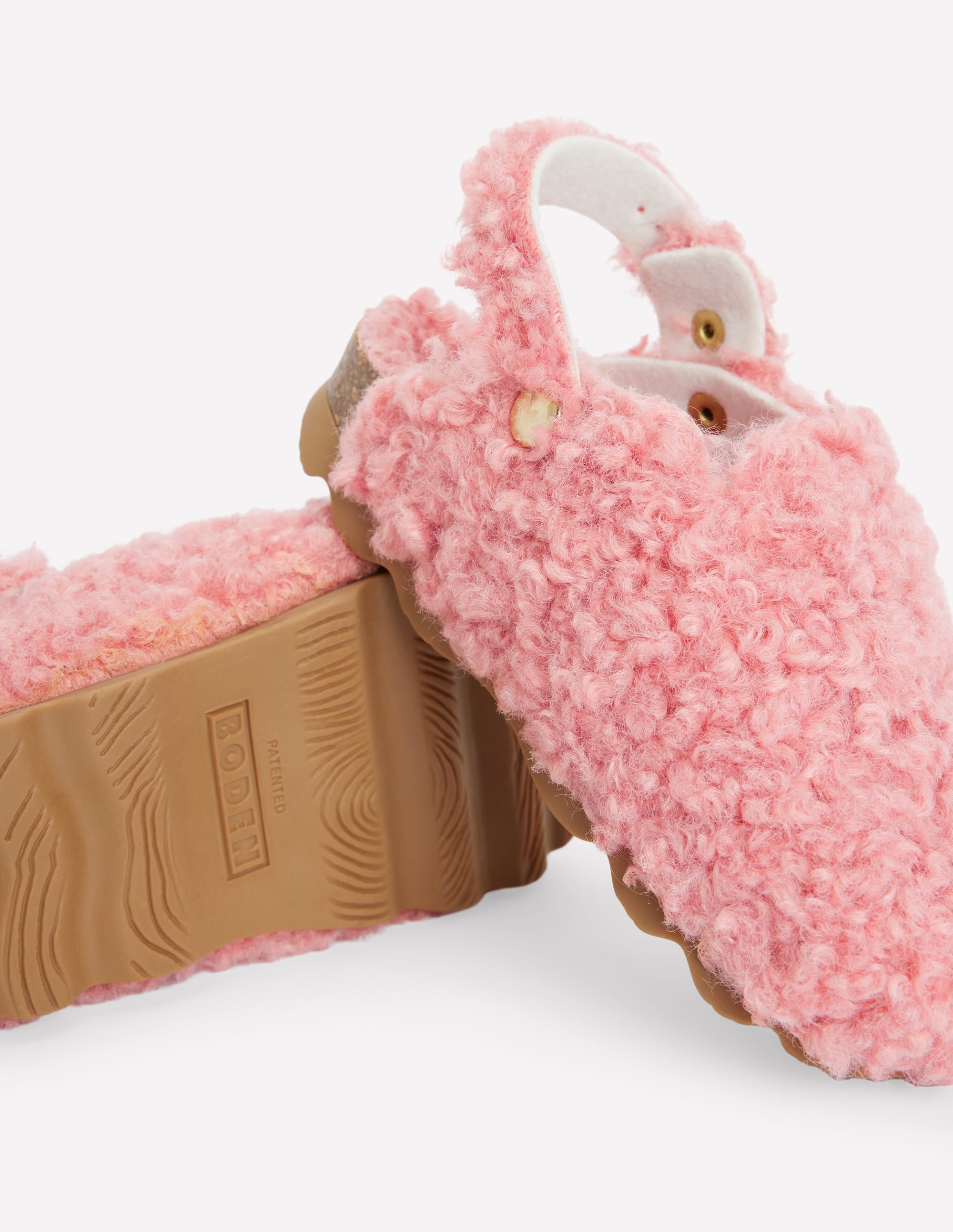 Cosy Borg Slippers-Pink - Image 3