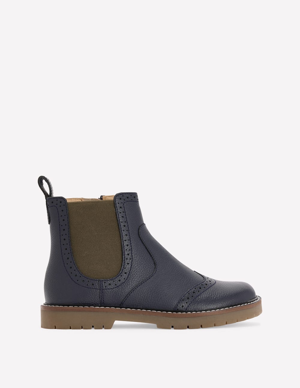Chelsea Boots (Boys)-College Navy-1