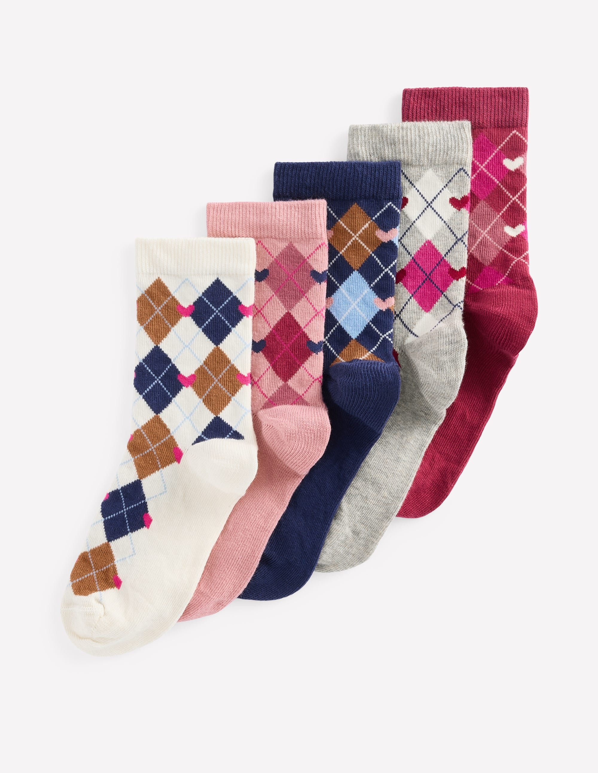5-Pack Socks-Multi Argyle - Image 1