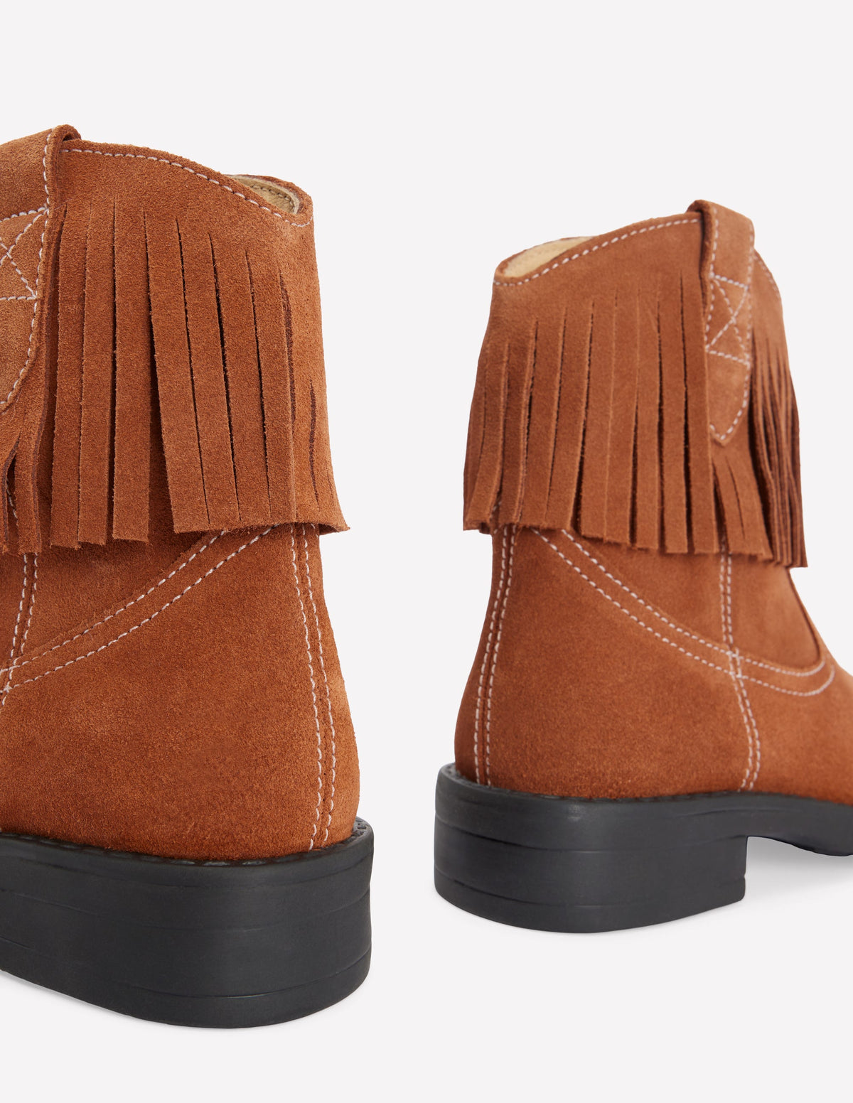 Western Boots-Tan Fringe - Image 3