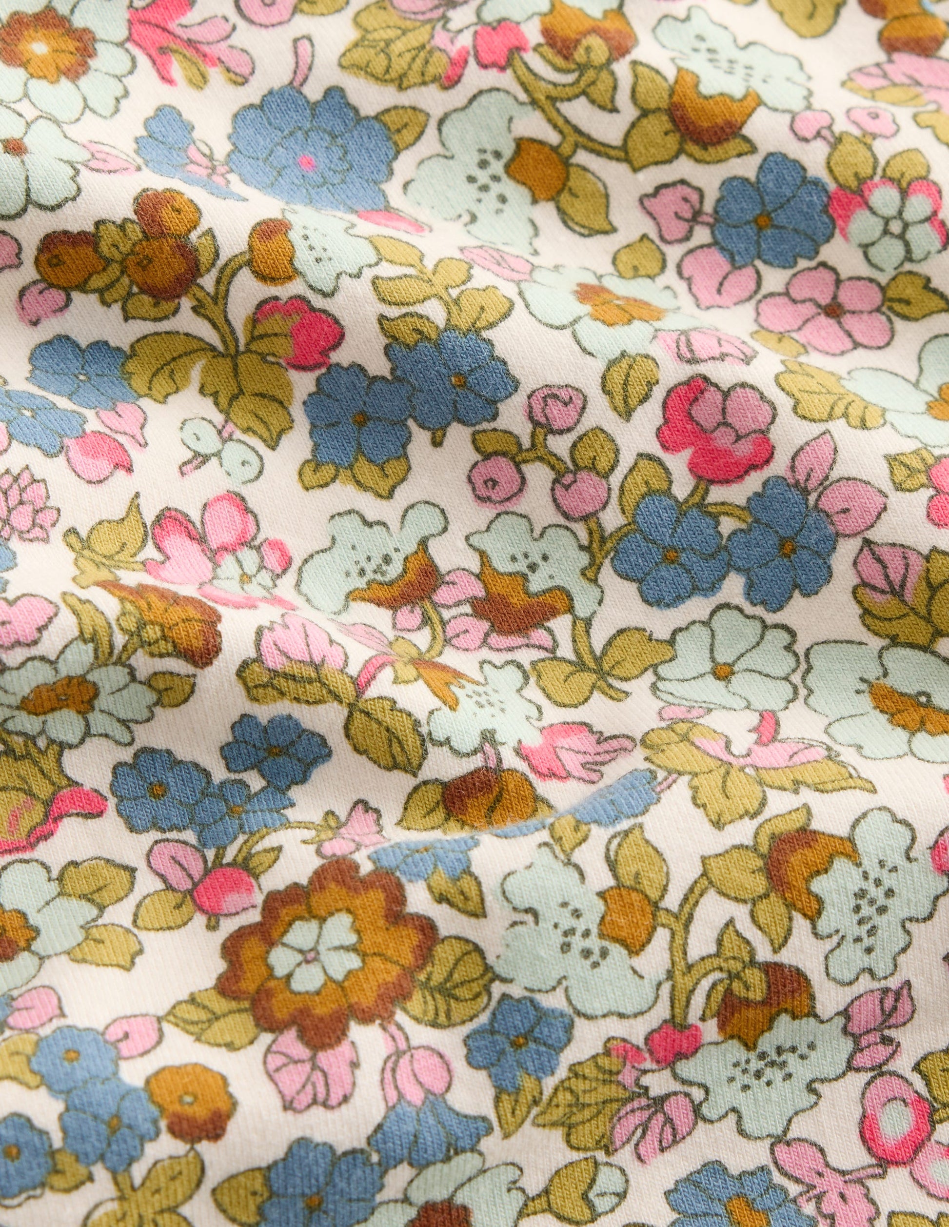Fun Leggings-Bluejay Flowerbed-3