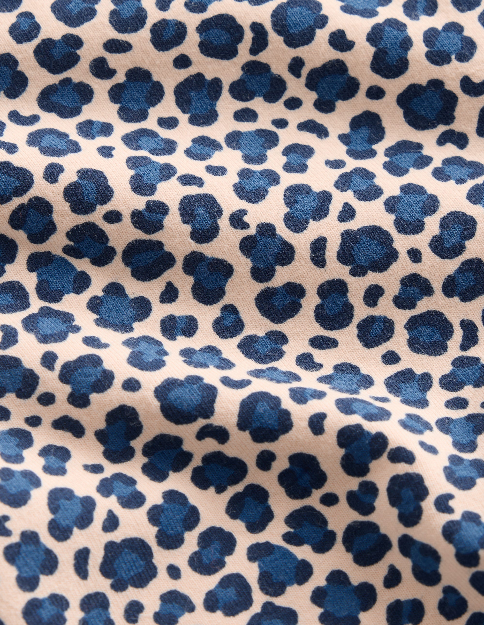 Fun Leggings-Calico White/ Blue Leopard - Image 3