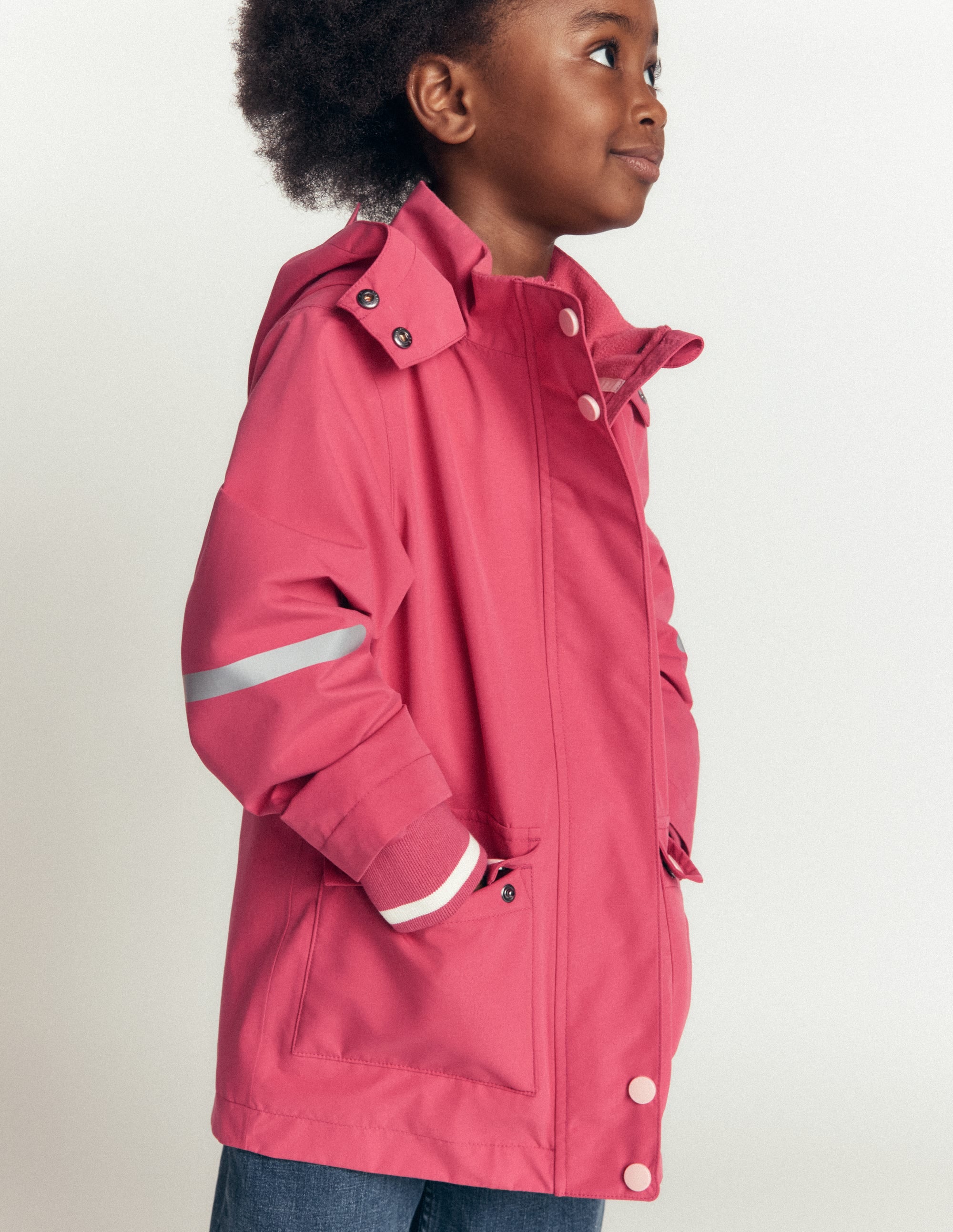 Waterproof Fisherman's Jacket-Vintage Rose - Image 1