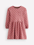 Minna Sweatshirt Dress-Pink Floral
