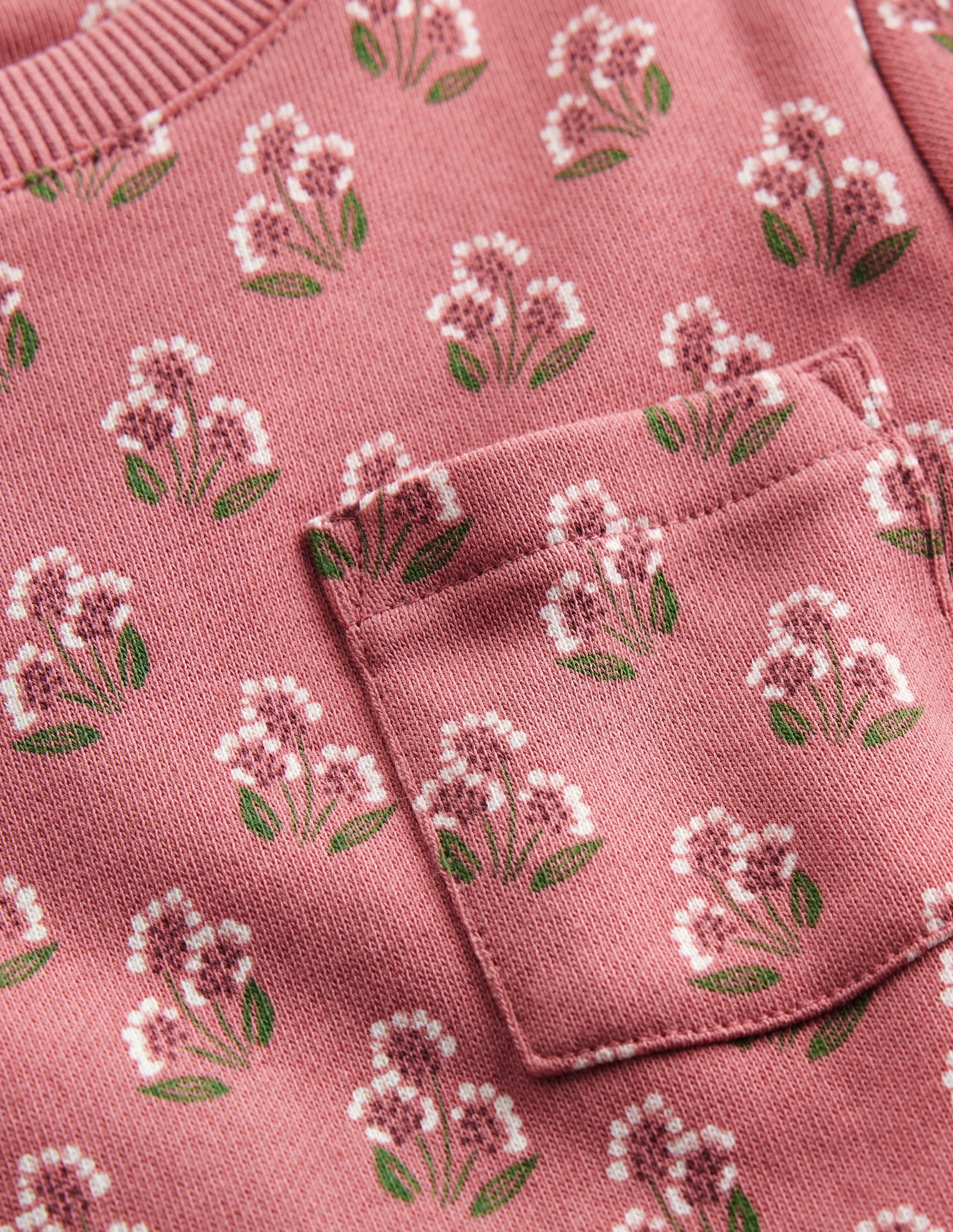 Minna Sweatshirt Dress-Pink Floral - Image 4