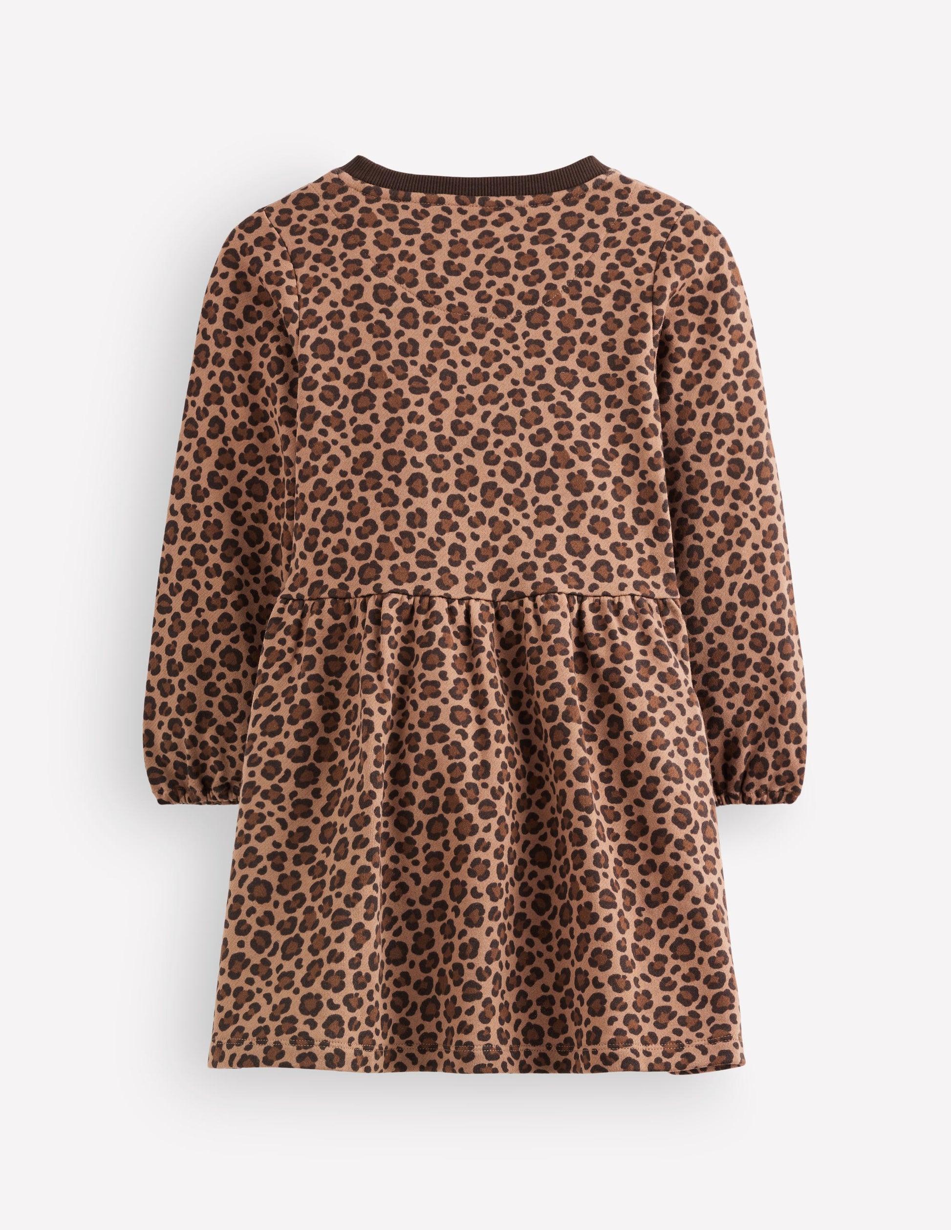 Minna Sweatshirt Dress-Leopard-2