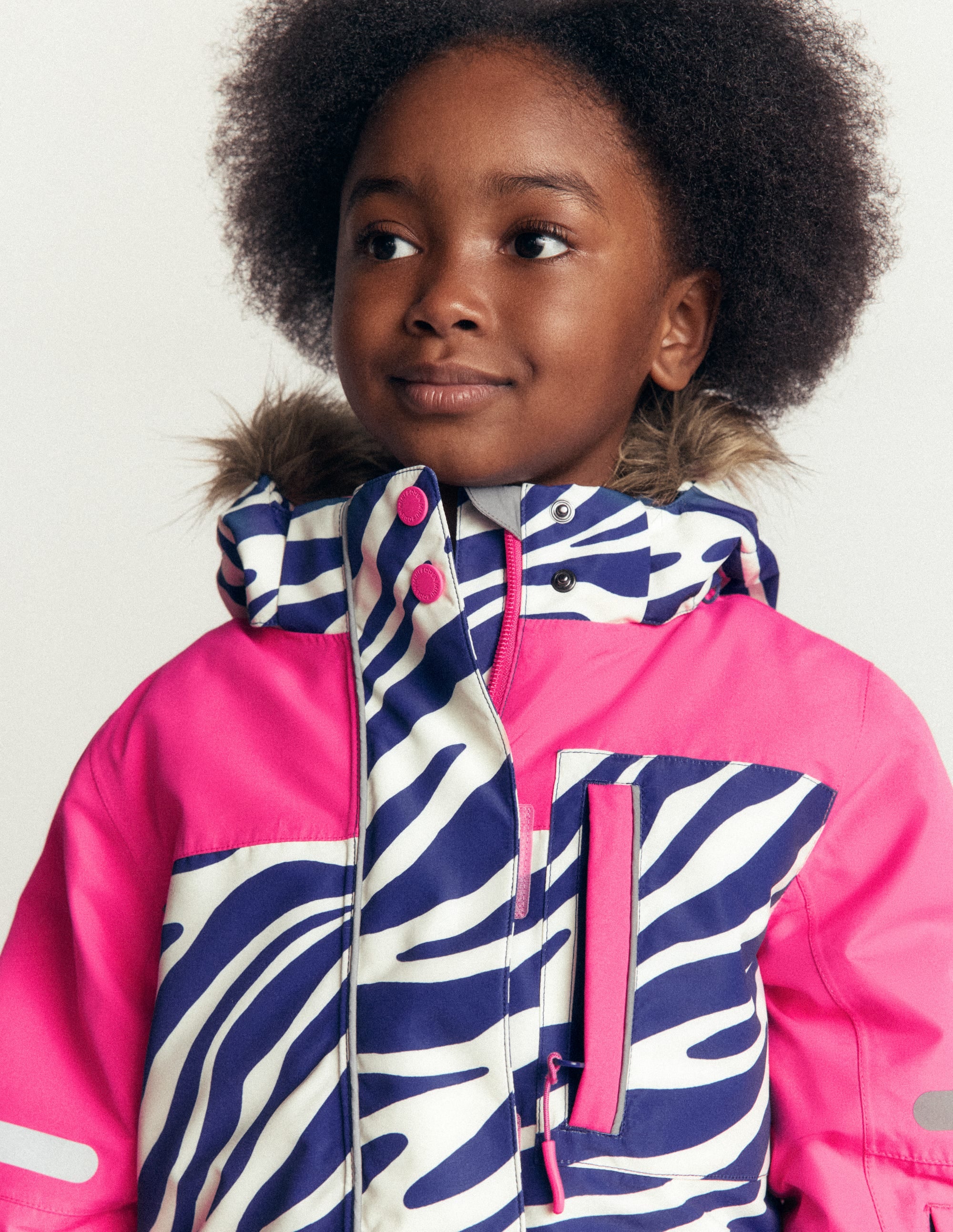 All-Weather Waterproof Coat-Zebra - Image 3
