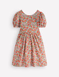 Ballerina Jersey Dress-Multi Florlal