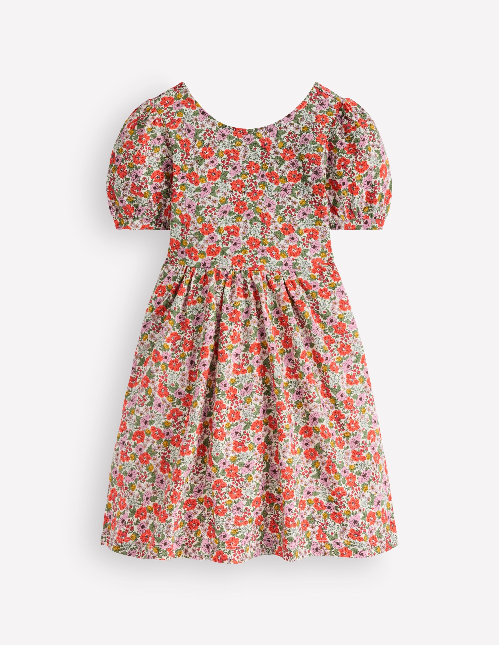 Ballerina Jersey Dress-Multi Florlal - Image 1