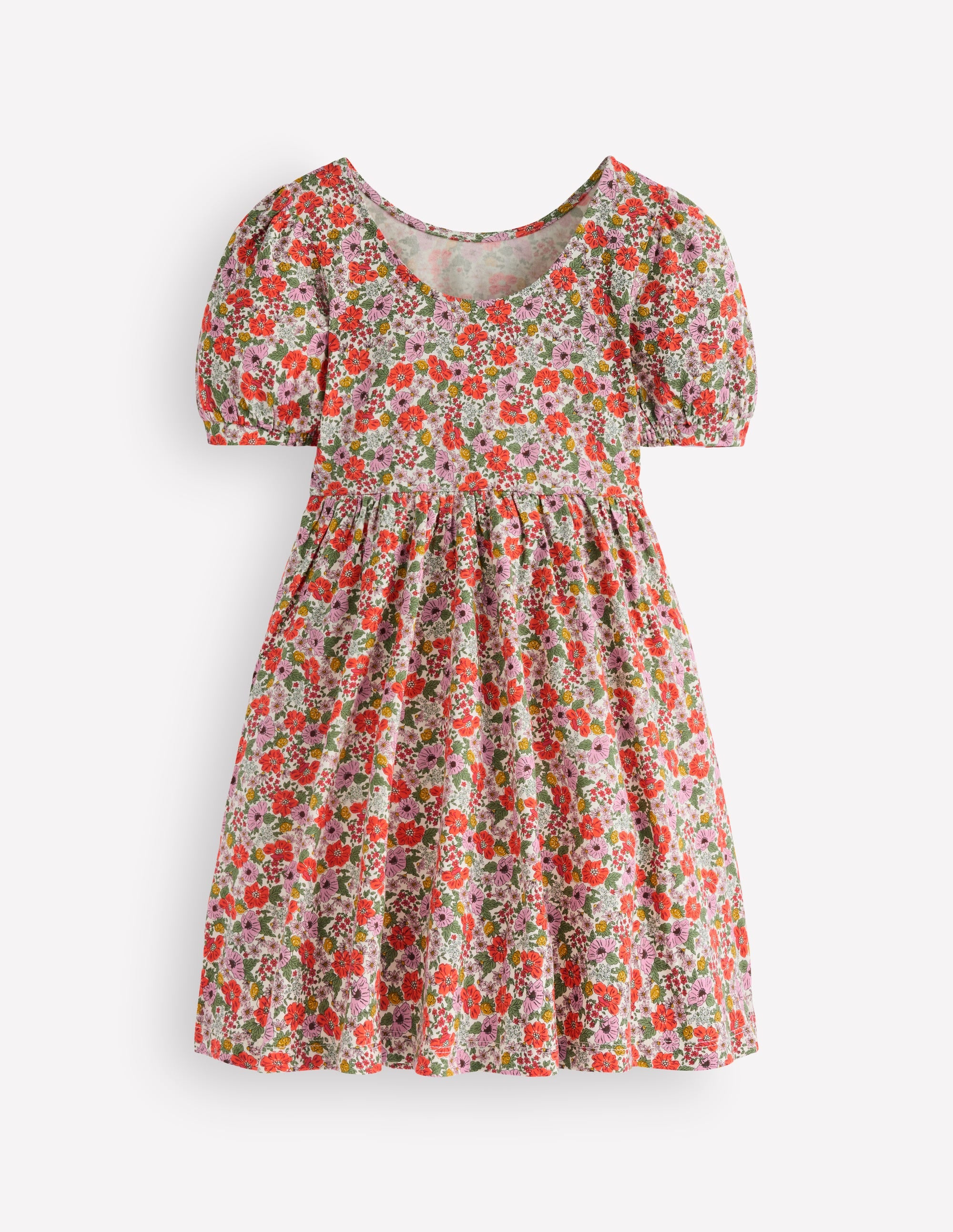 Ballerina Jersey Dress-Multi Florlal - Image 2
