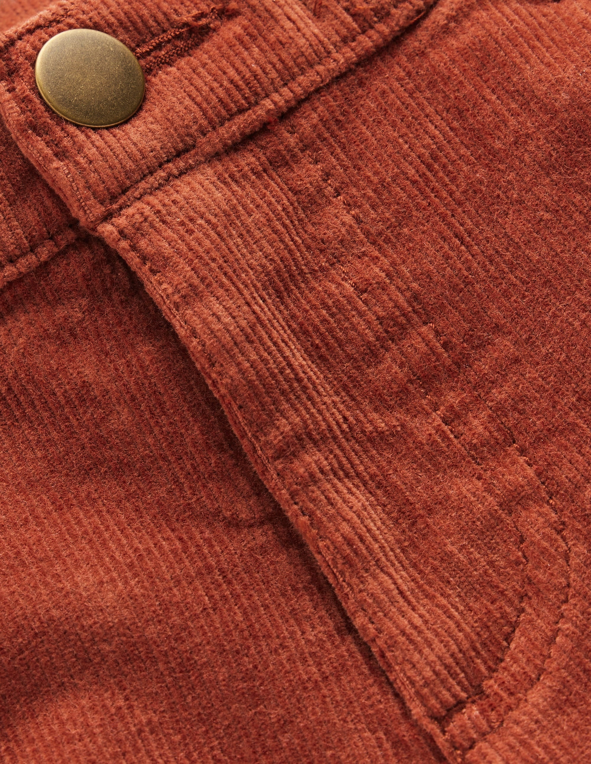 Kick Flare Jean-Burnt Orange - Image 3