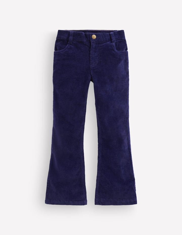 Kick Flare Jeans-College Navy Cord