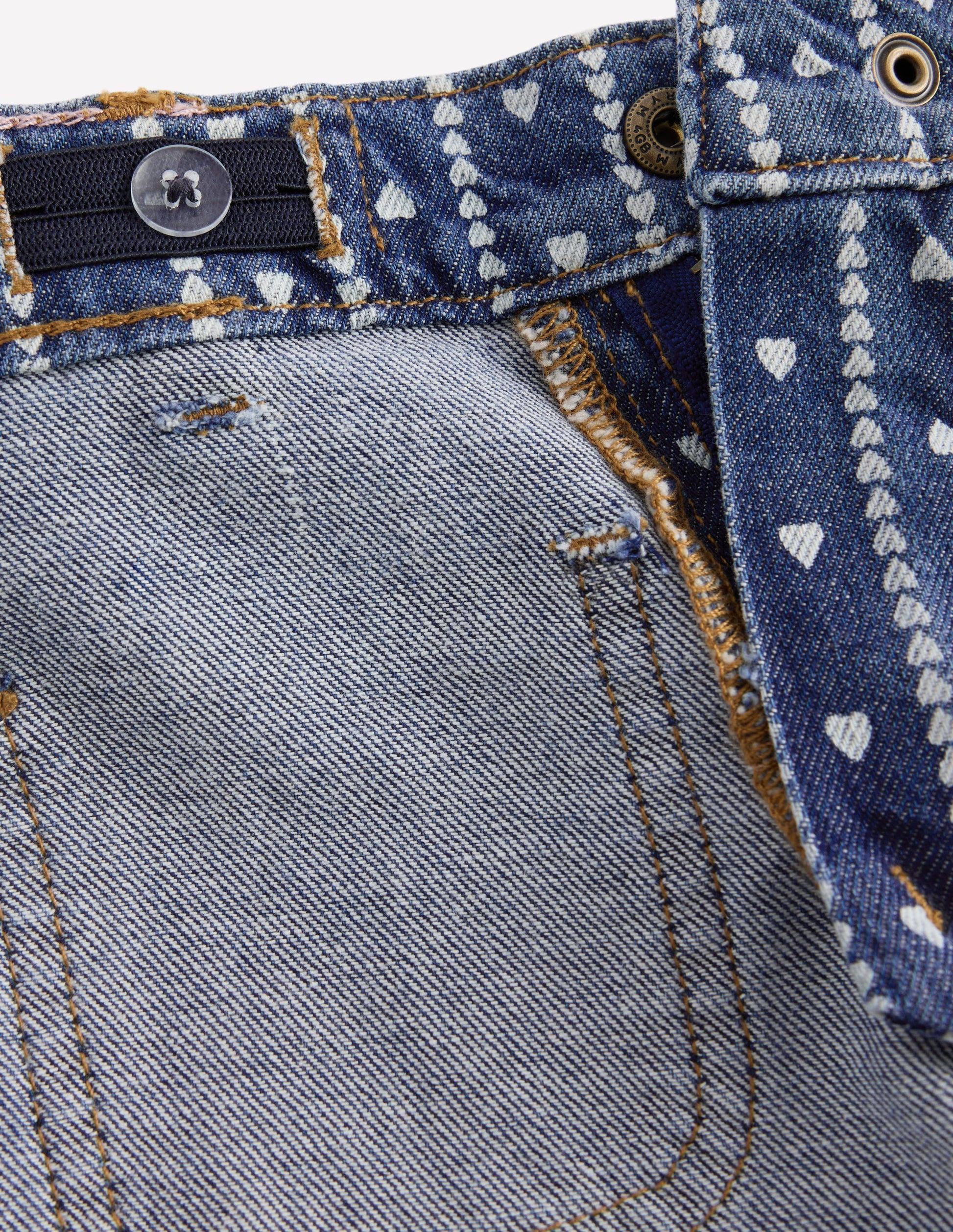 Patch Pocket Straight Jeans-Hearts-5