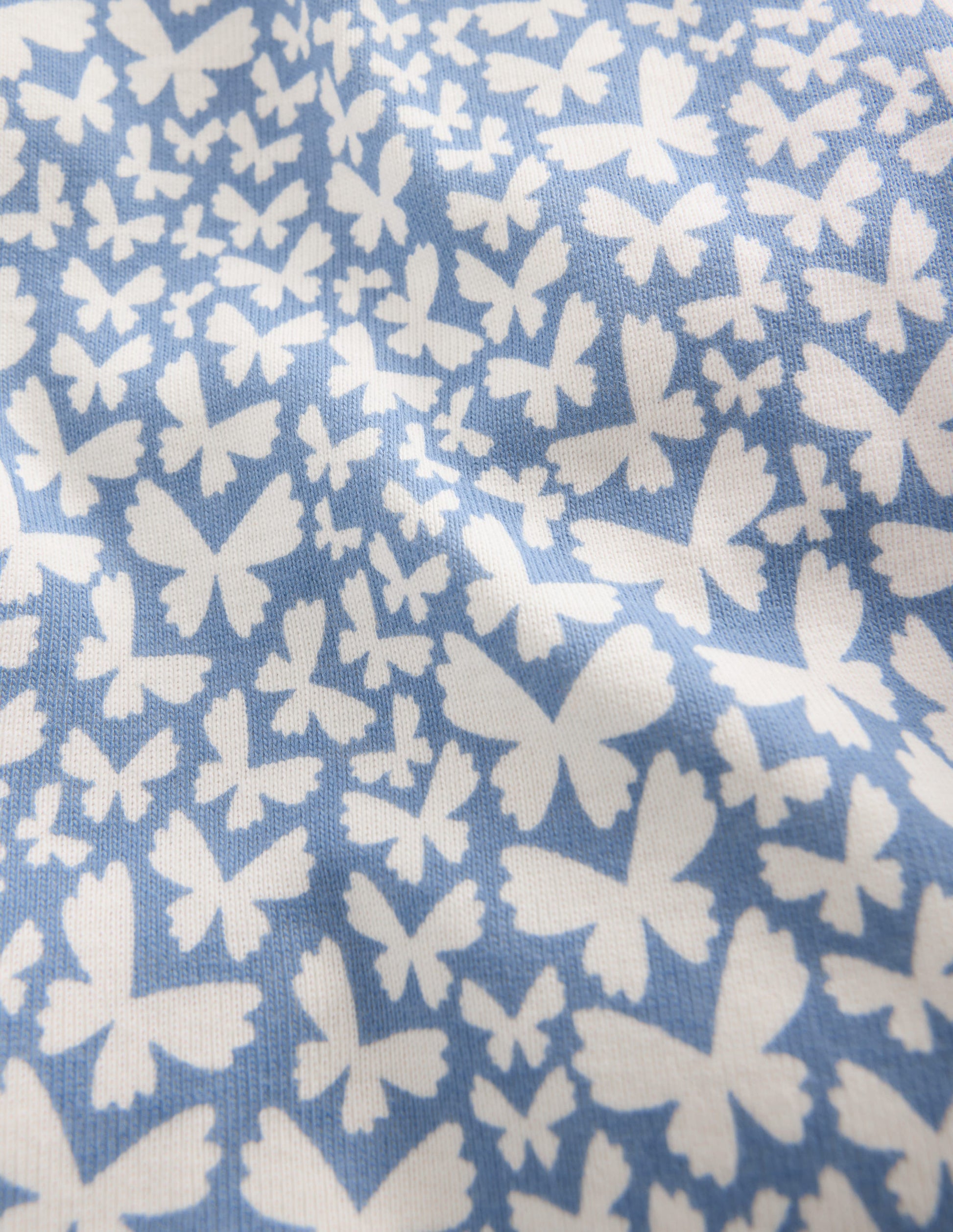 Snug Henley Pyjamas-Blue Butterflies-3