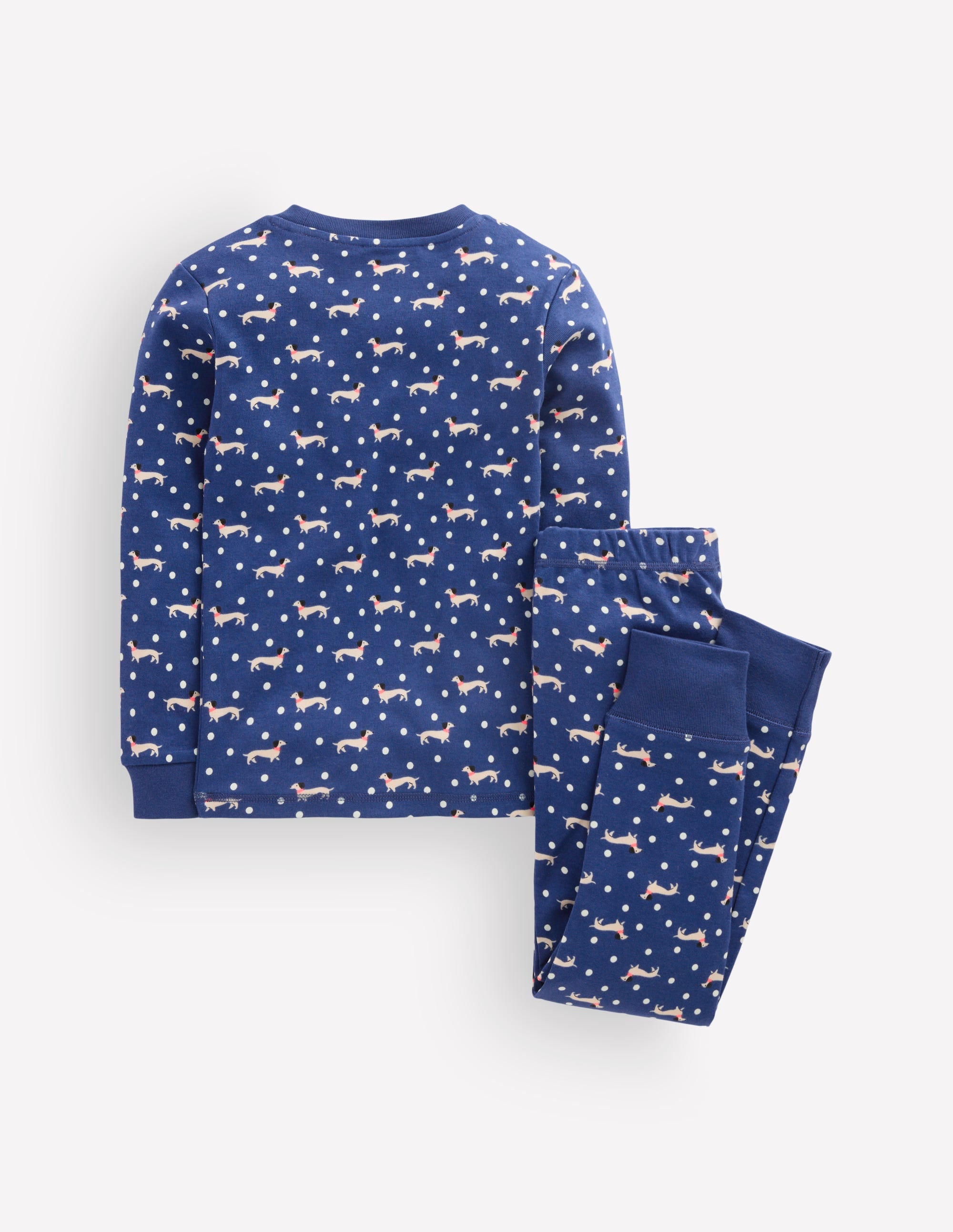 Snug Glow-In-The-Dark Pyjamas-Blue Spotty Dog - Image 2