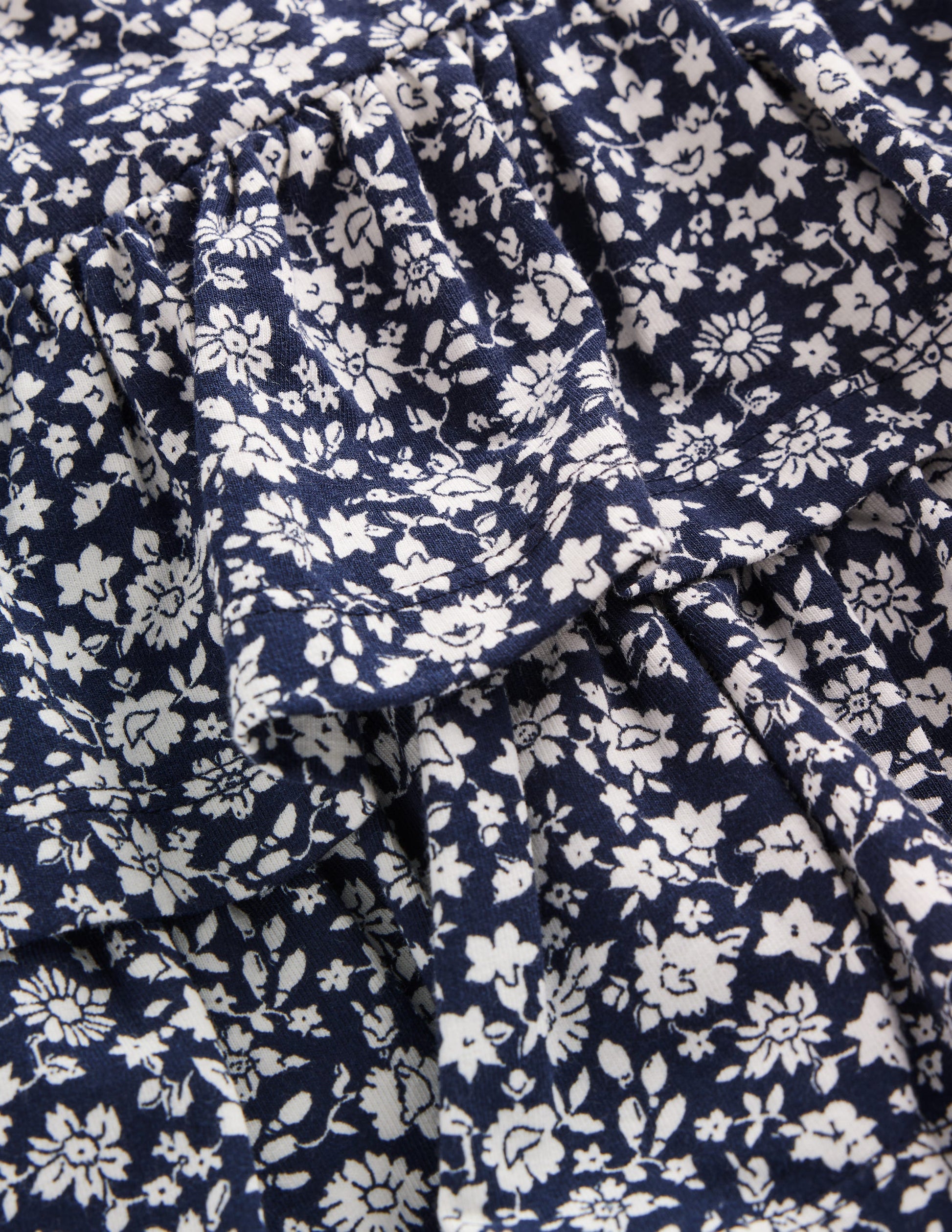 Cora Jersey RaRa Dress-Blue Ditsy-3