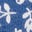 Short Sleeve Peplum Top-Bluejay Ditsy Floral