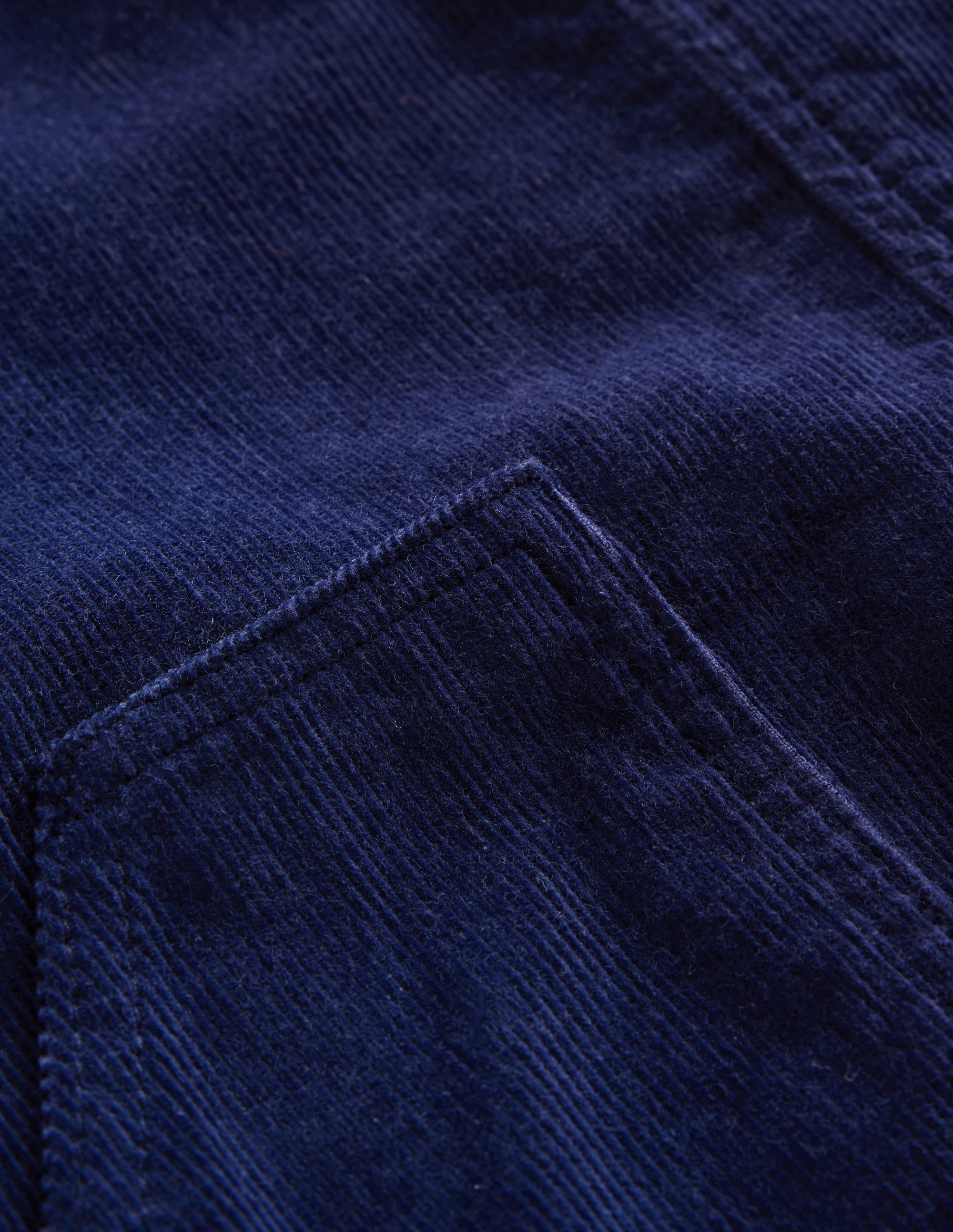 Adeline A-Line Dungaree Dress-Navy Cord - Image 3