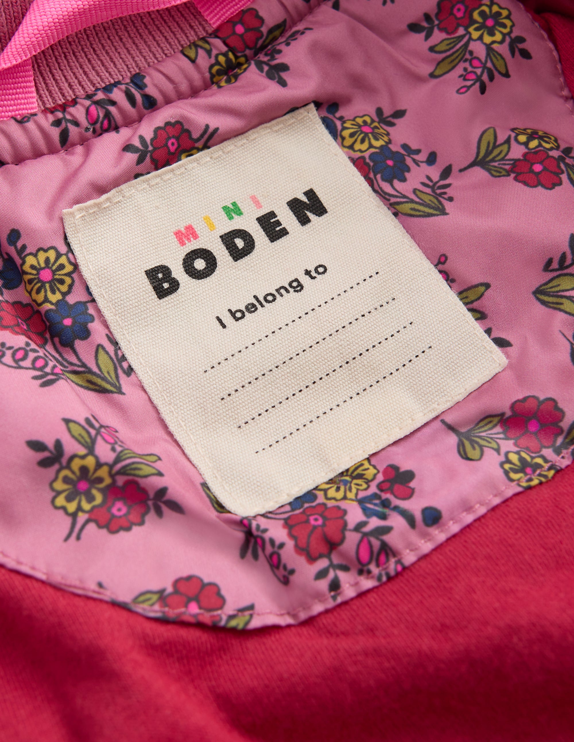 Quilted Bomber Jacket-Vintage Rose Sprouting Garden - Image 4