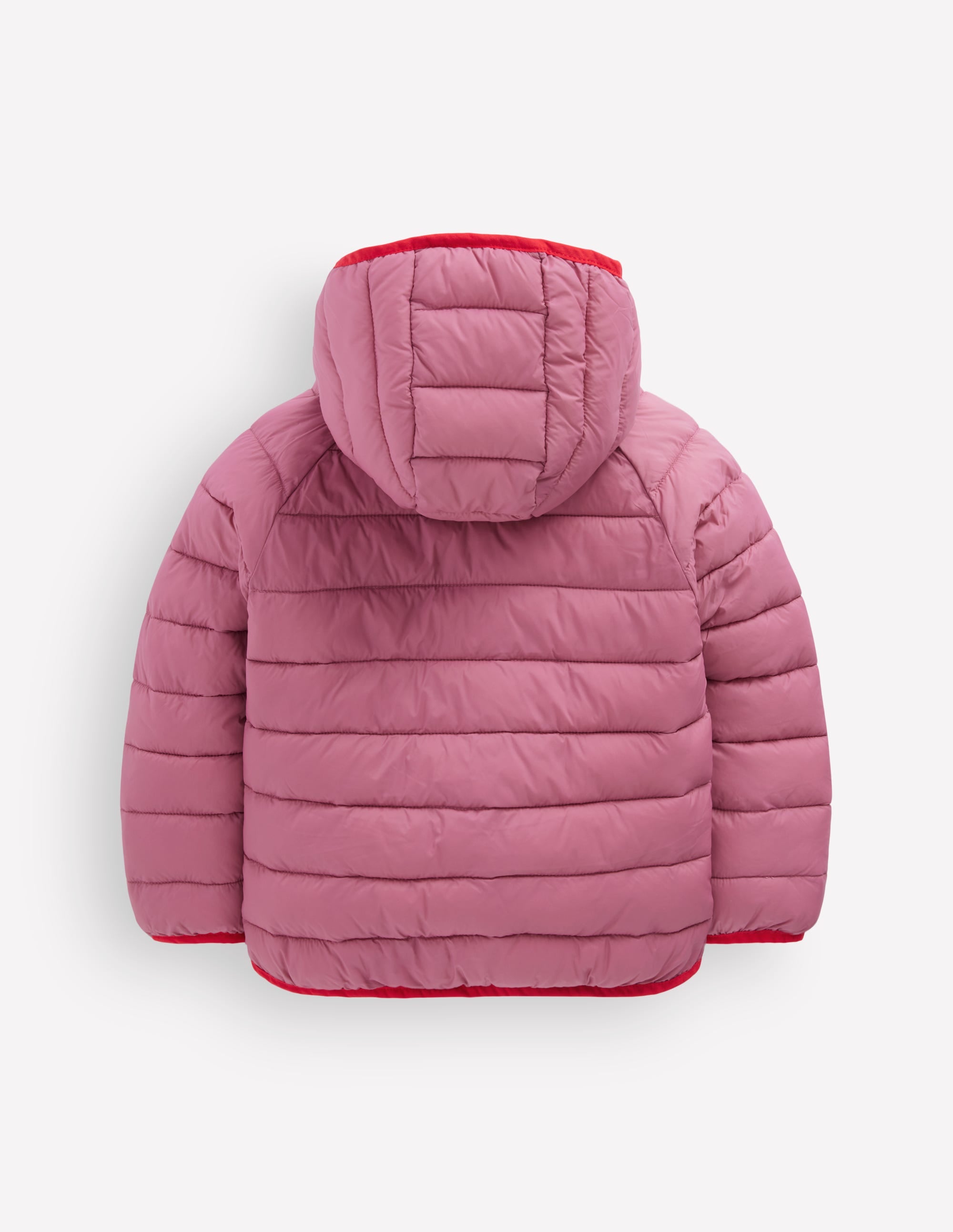 Pack-away Padded Jacket-Pink Heather - Image 4