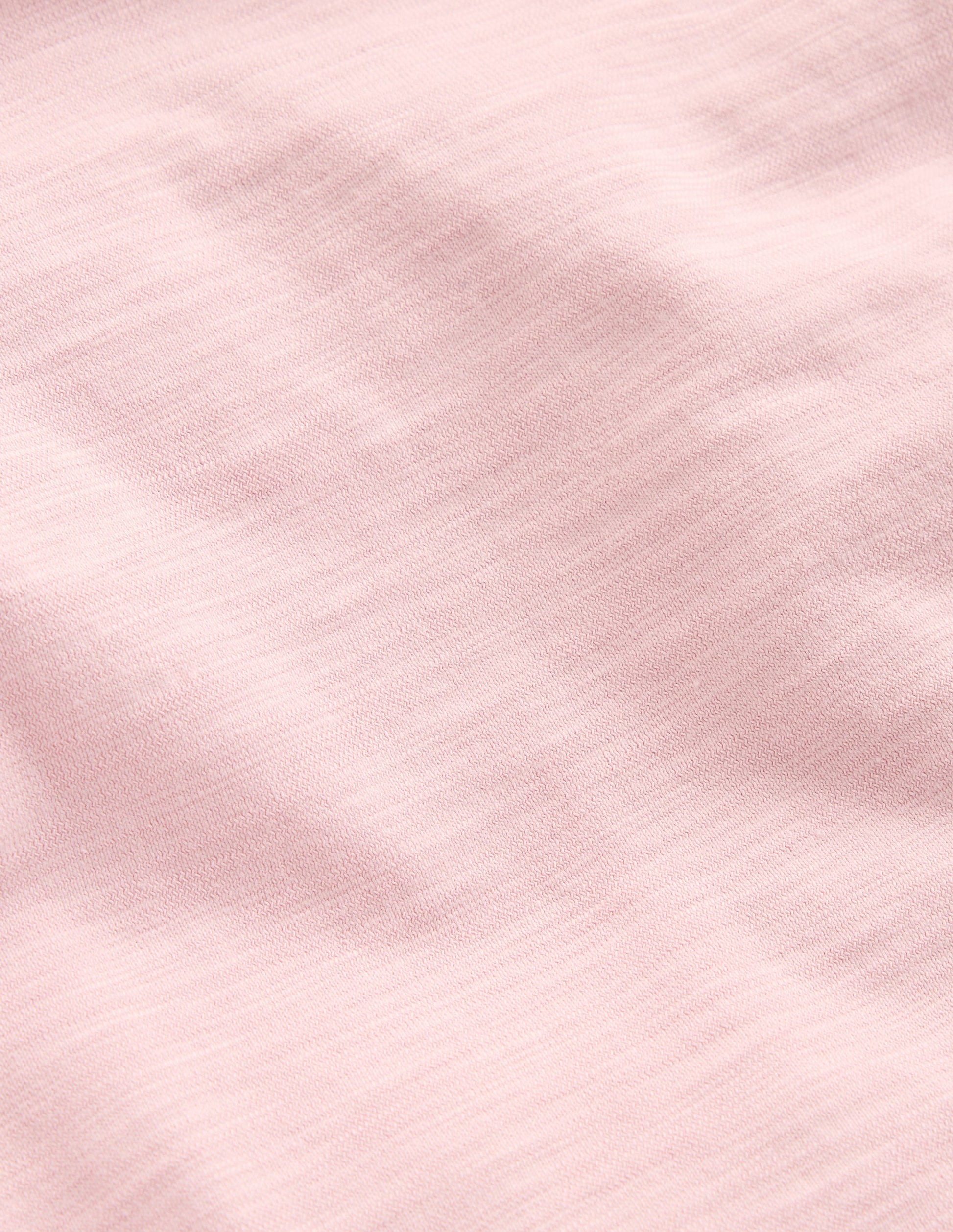 Puff Sleeve Jersey Top-Pink Heather-3