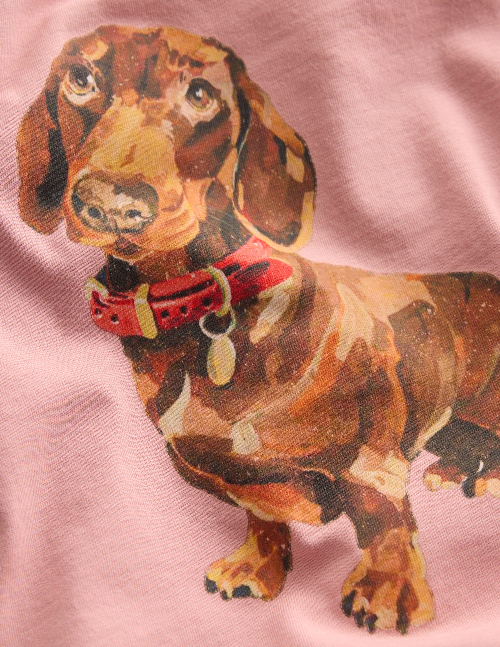 Short Sleeve Printed T-shirt-ZEPHYR SAUSAGE DOG - Image 3