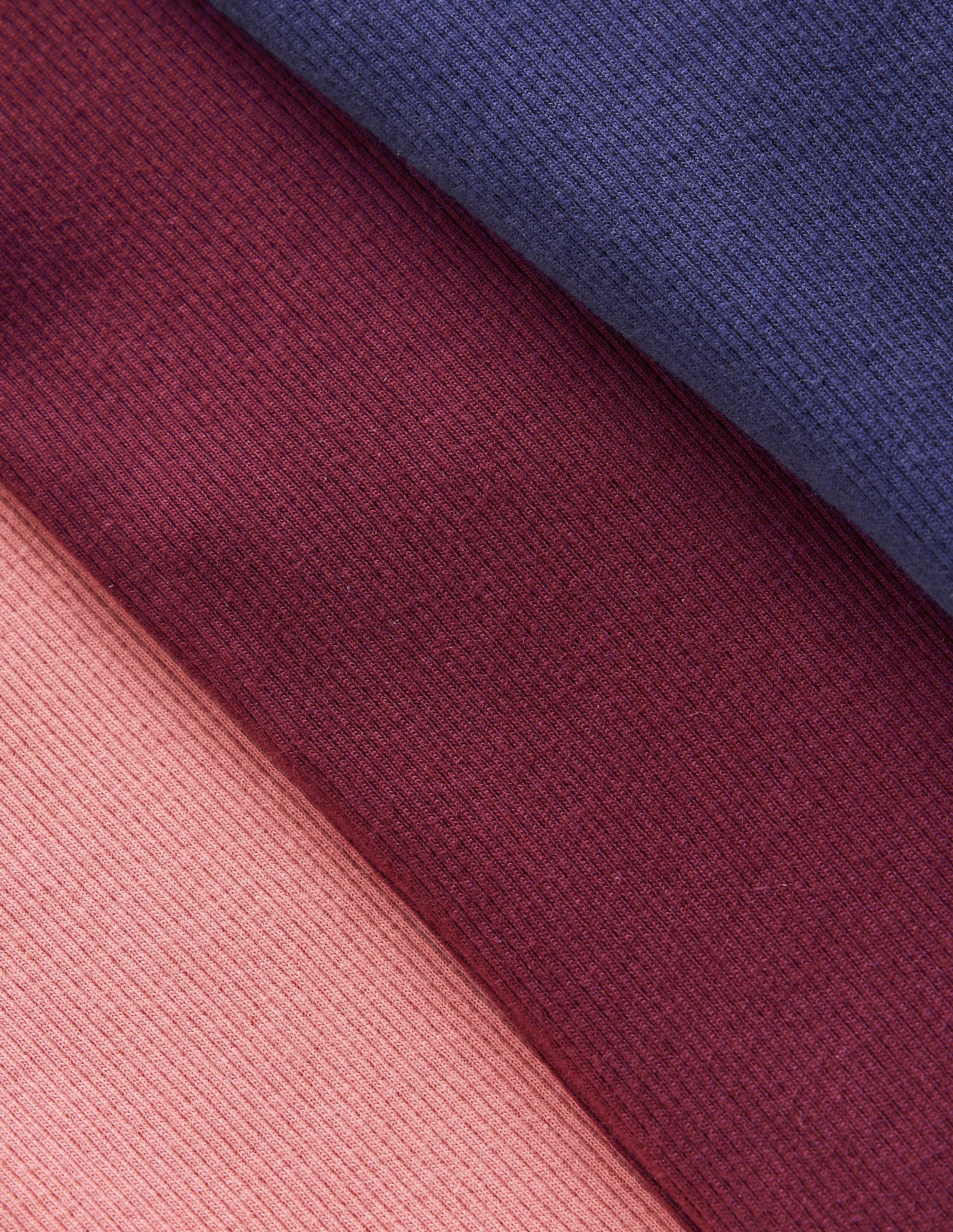 3-pack Ribbed Flared Leggings-Mutli-3