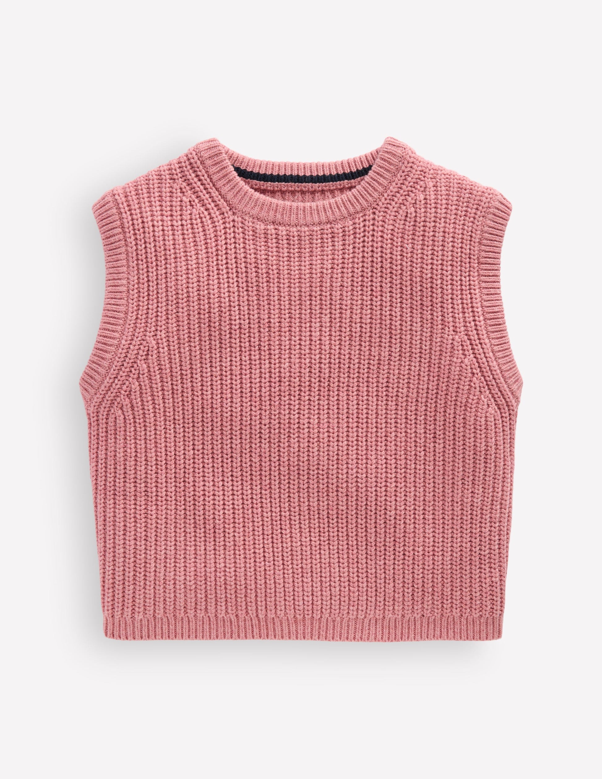 Knitted Tank-Pink-1