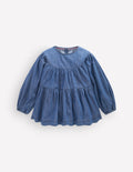 Tiered Woven Top-Mid Vintage