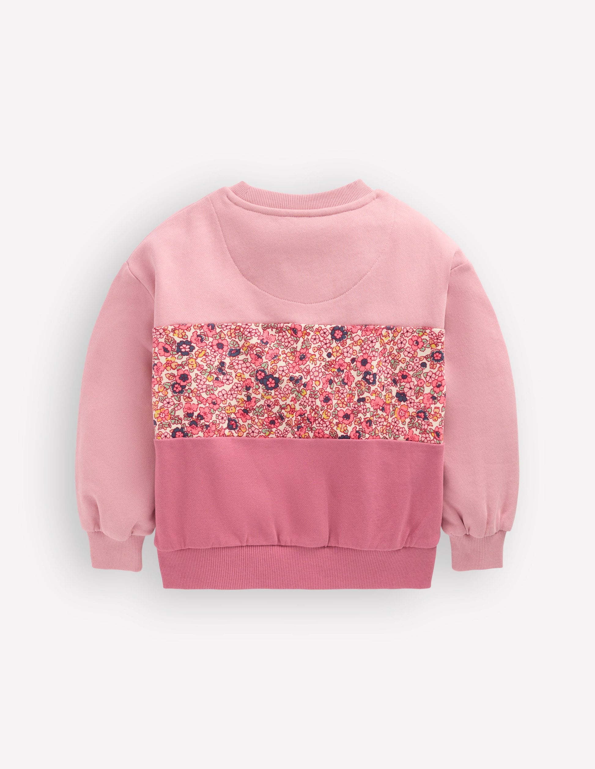 Relaxed Panel Sweatshirt-Formica Pink Floral-2