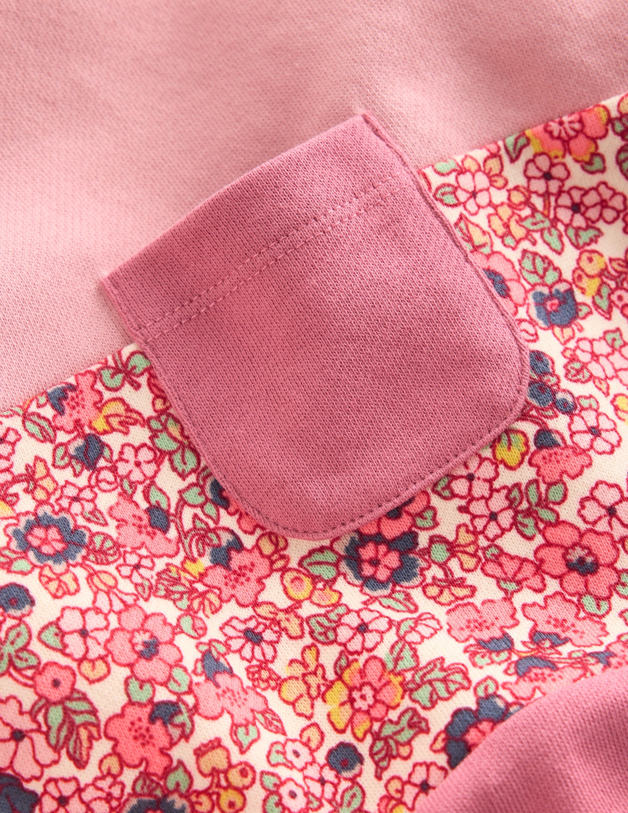 Relaxed Panel Sweatshirt-Formica Pink Floral - Image 3