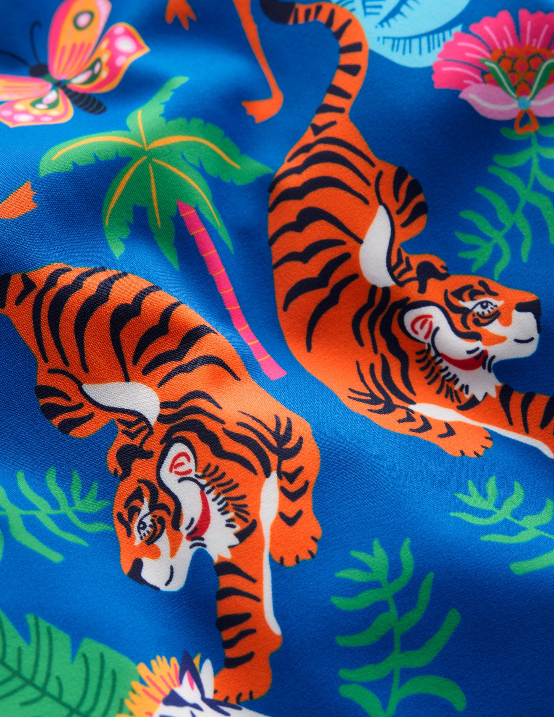 Hallie Frill Strap Swimsuit-Jungle Placement-3