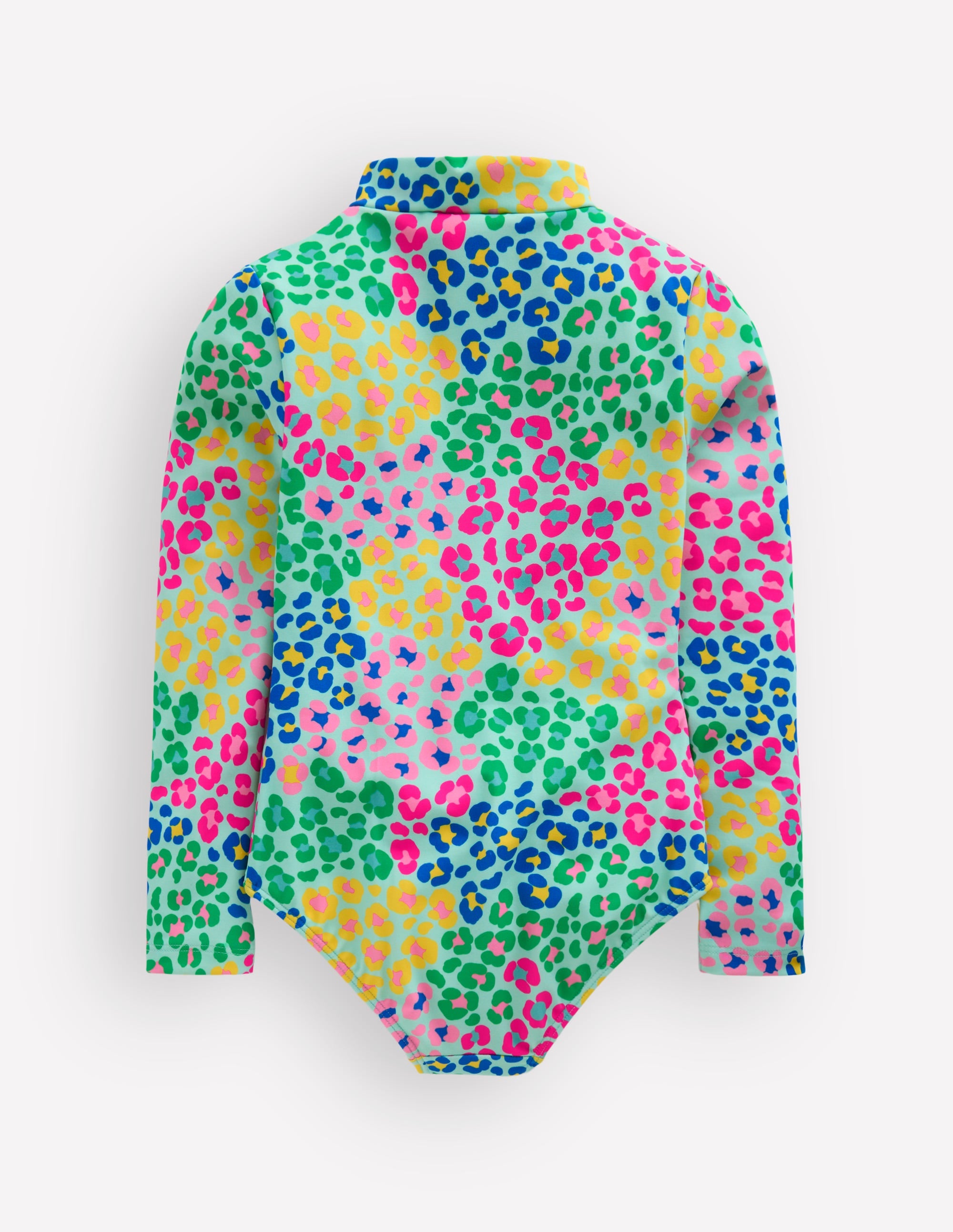 Long-sleeved Swimsuit-Multi Leopard - Image 2