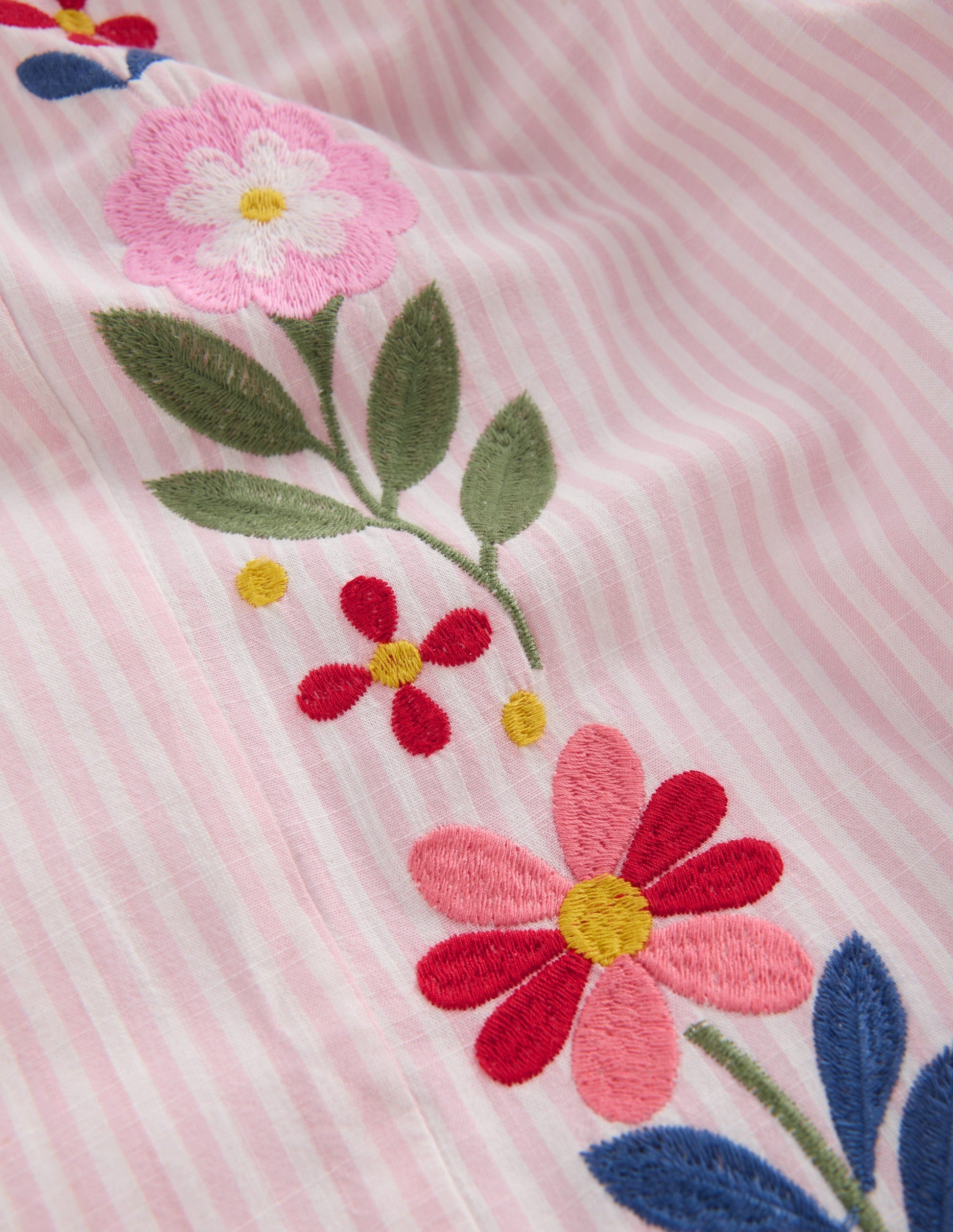 Scallop Hem Trousers-Chalk Pink/ Ivory Floral-3