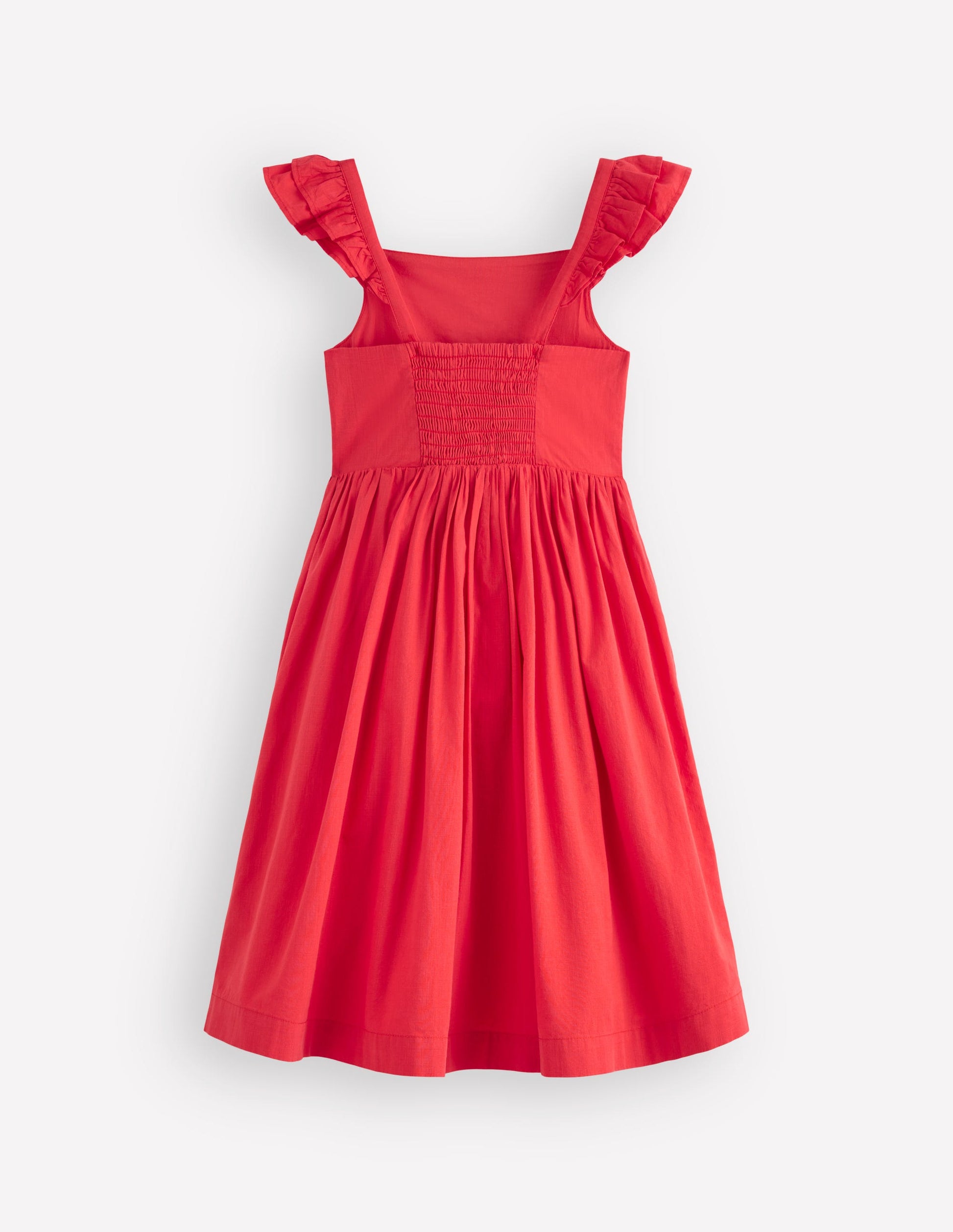 Annalisa Twirly Sundress-Spicy Red Embroidery-2