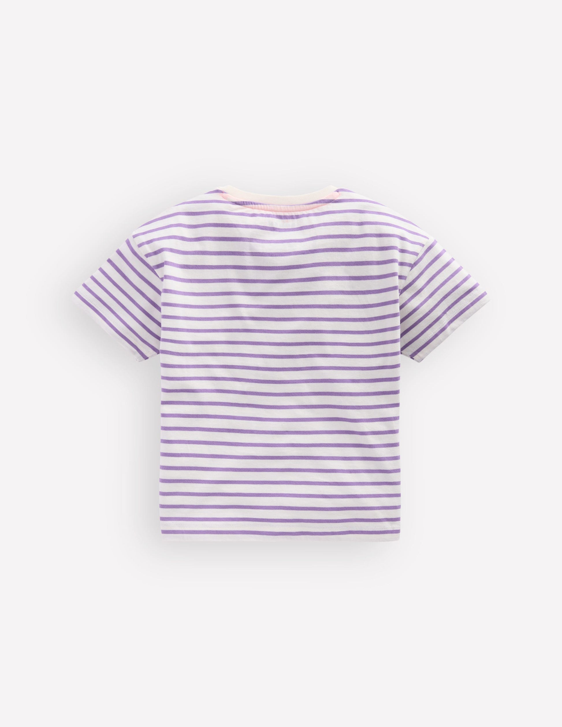Relaxed Applique T-shirt-Aster Purple/ Ivory Shoes-2