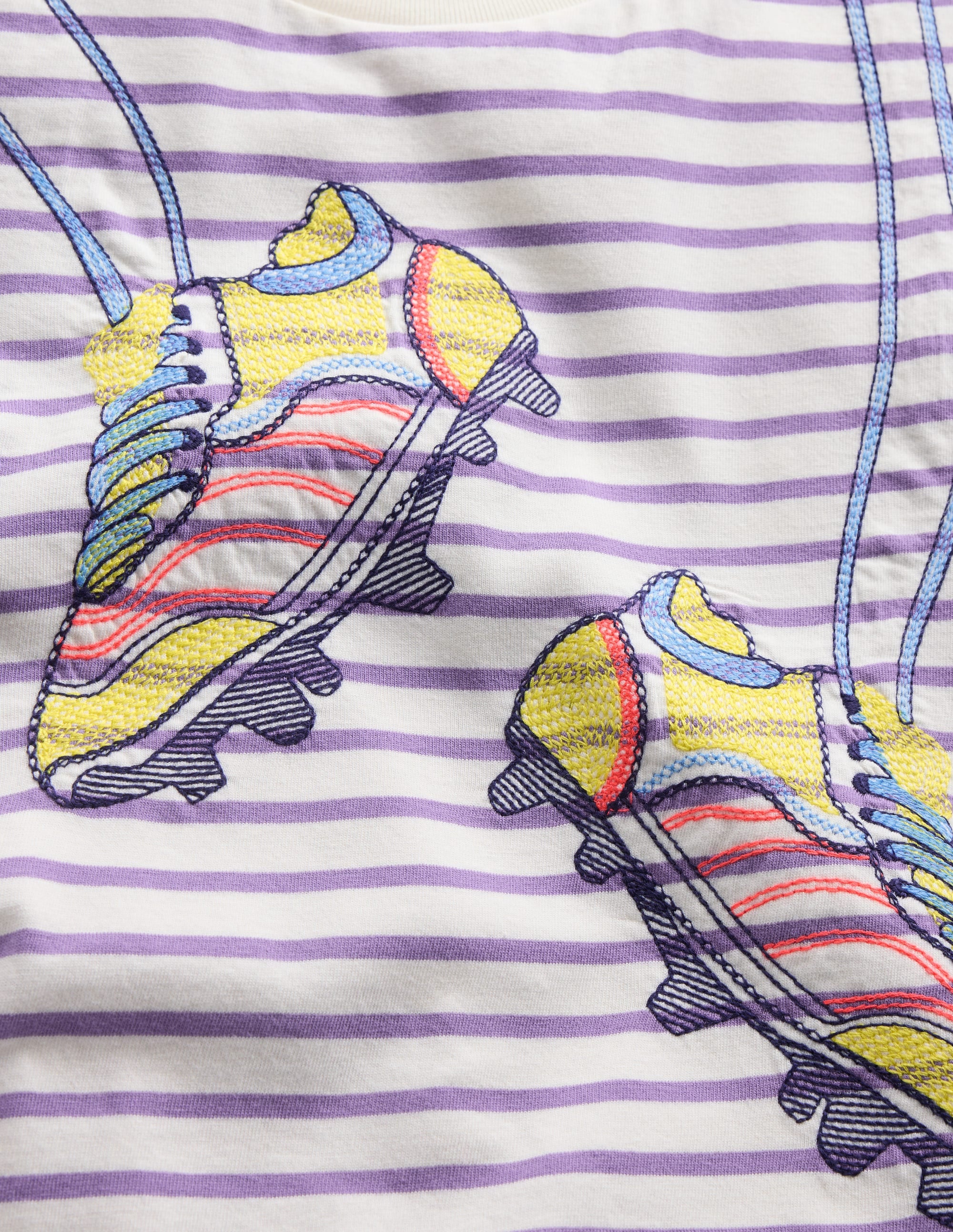Easy Applique T-shirt-Aster Purple/ Ivory Shoes - Image 3