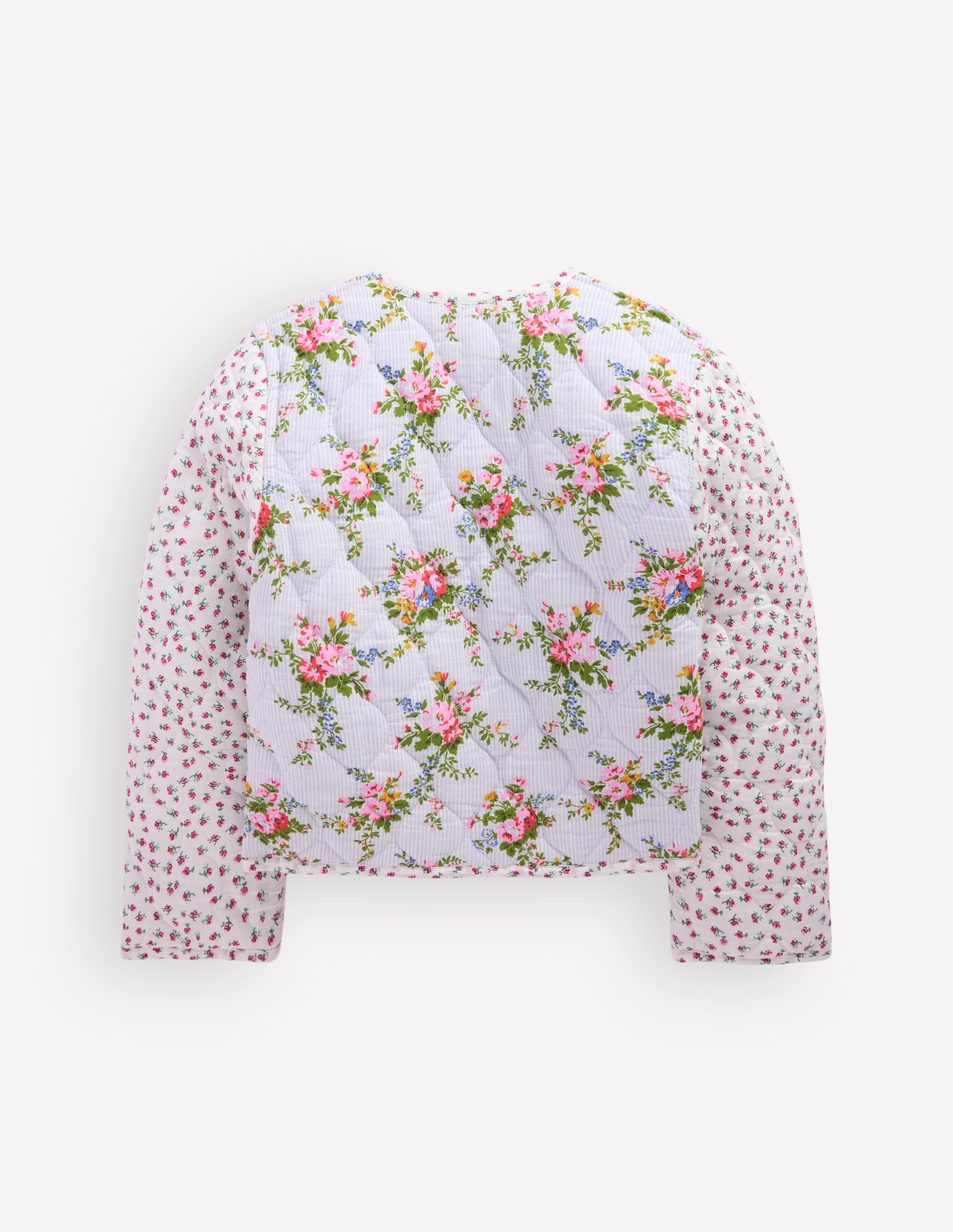 Reversible Quilted Jacket-Floral Hotch Potch - Image 2