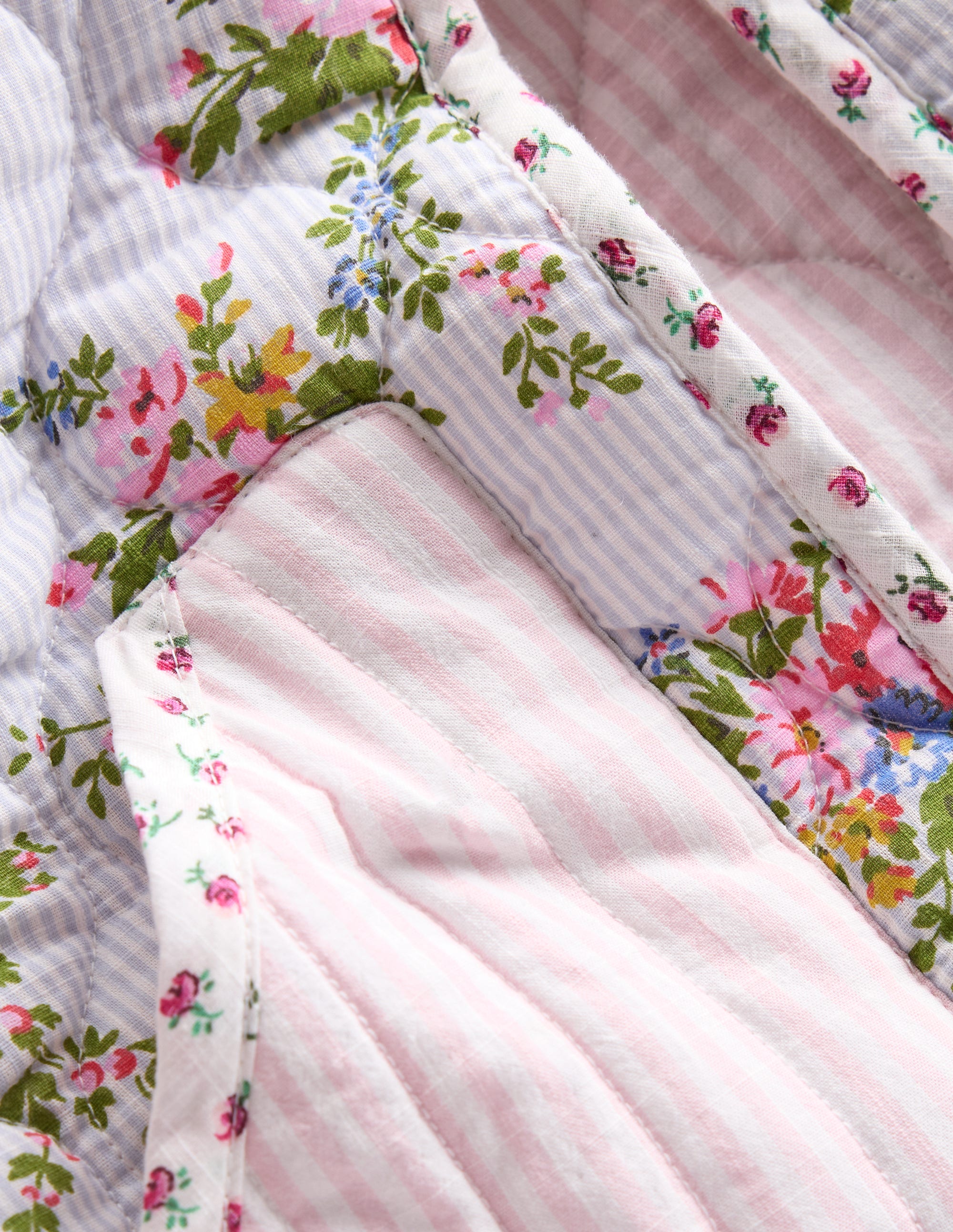 Reversible Quilted Jacket-Floral Hotch Potch - Image 3