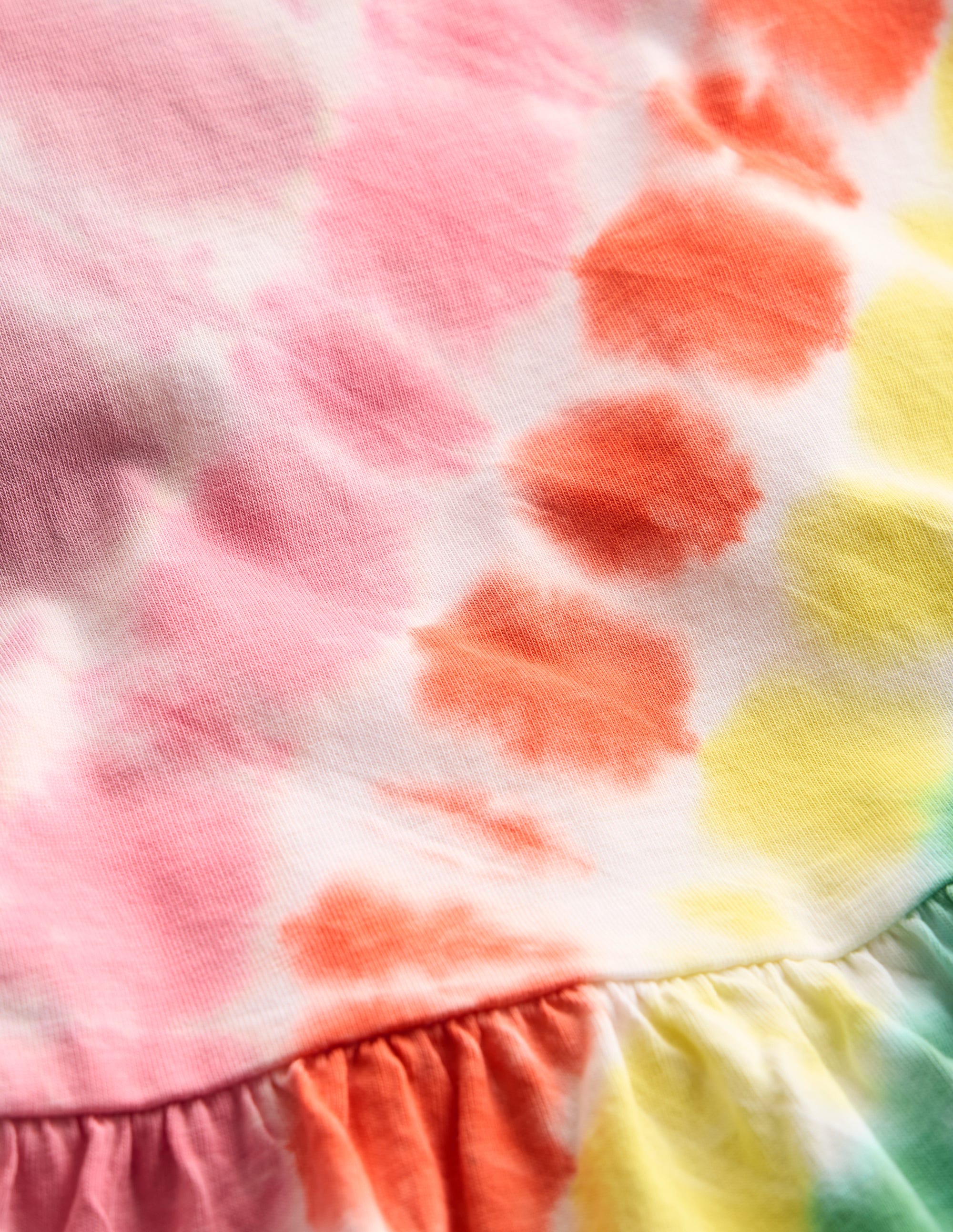 Jersey T-Shirt Dress-Pink Tie Dye - Image 5