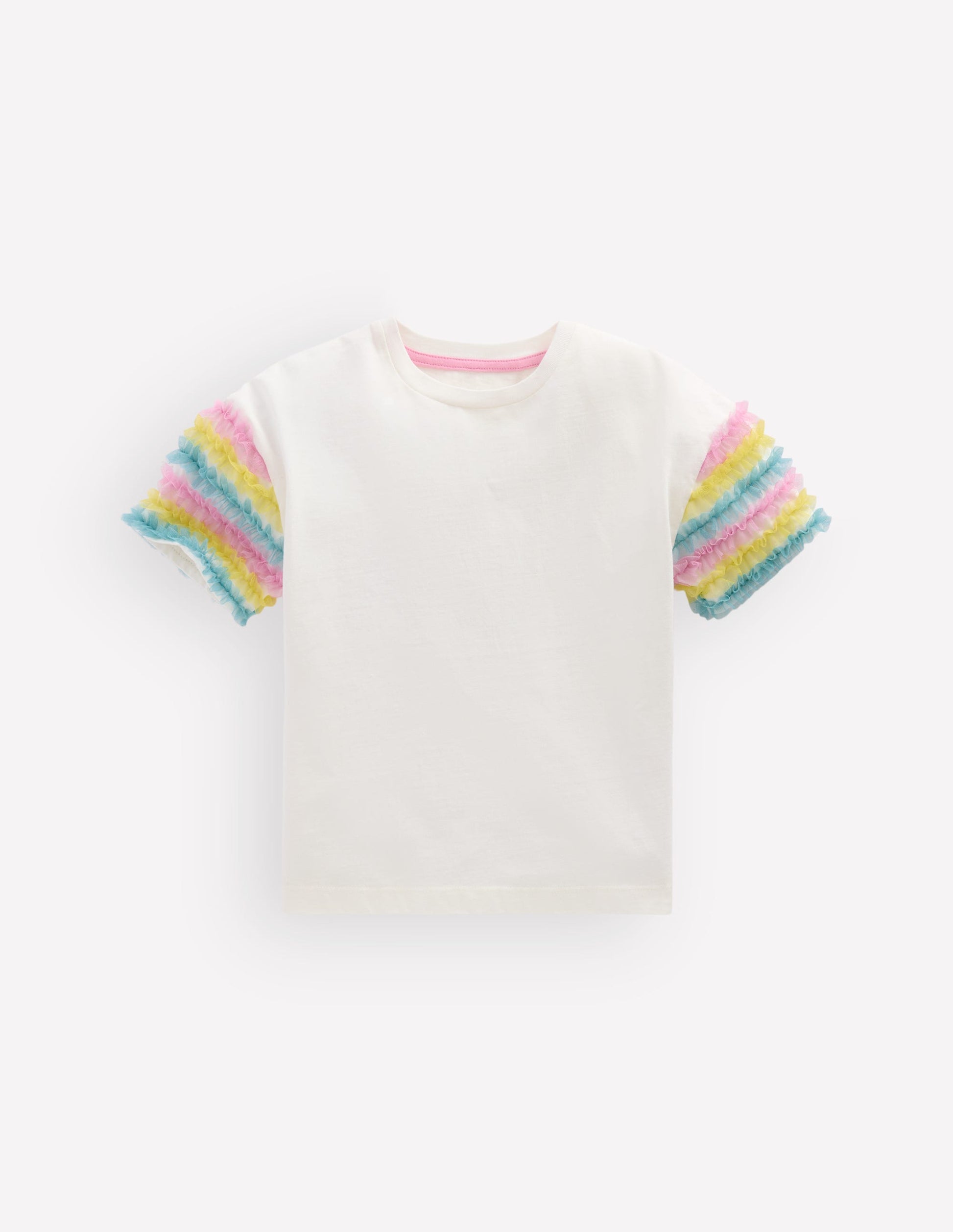 Fun Tulle Top-White-3